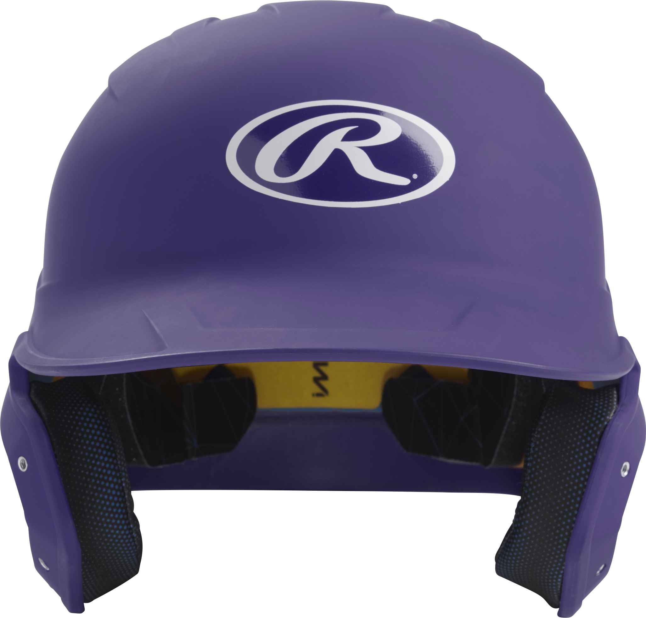 Rawlings Mach 1-Tone Helmet - Senior - Matte | Matte Purple | SENIOR