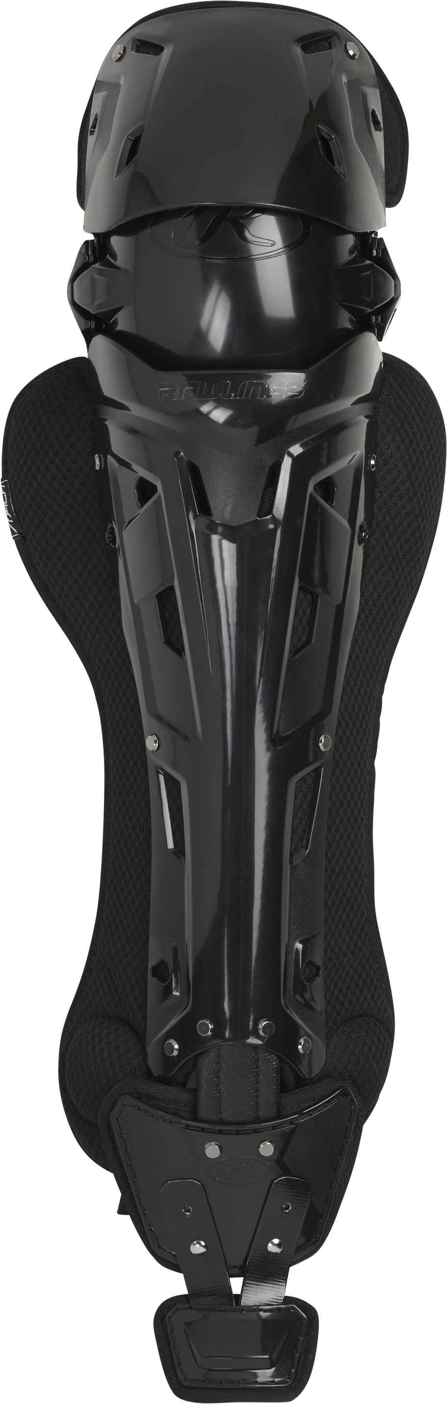 Rawlings MACH Baseball Adult Leg Guards | Black/Black | ADULT