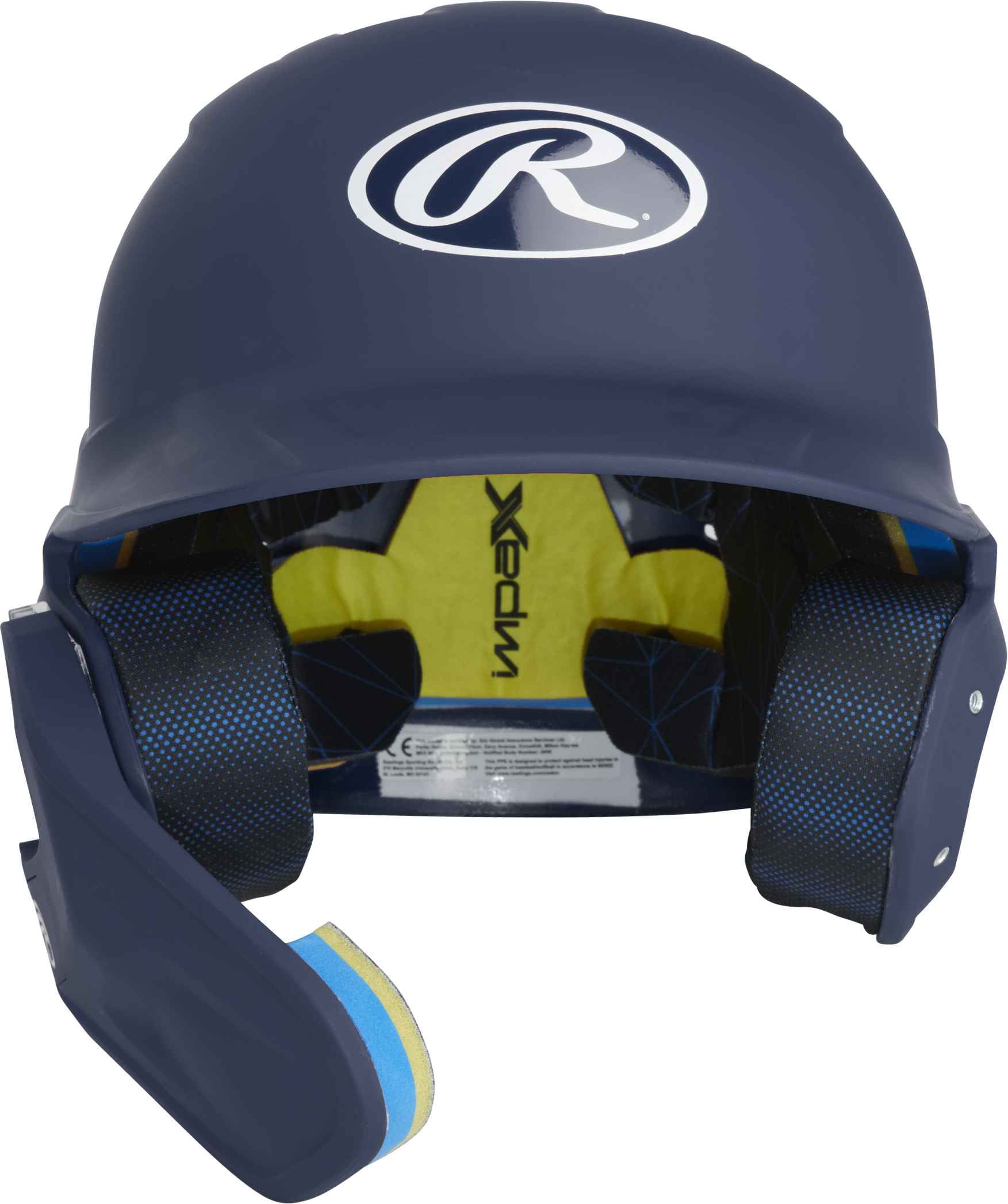 Rawlings MACH One-Tone Matte Helmet w/Adjustable Face Guard - Junior | Matte Navy | JR