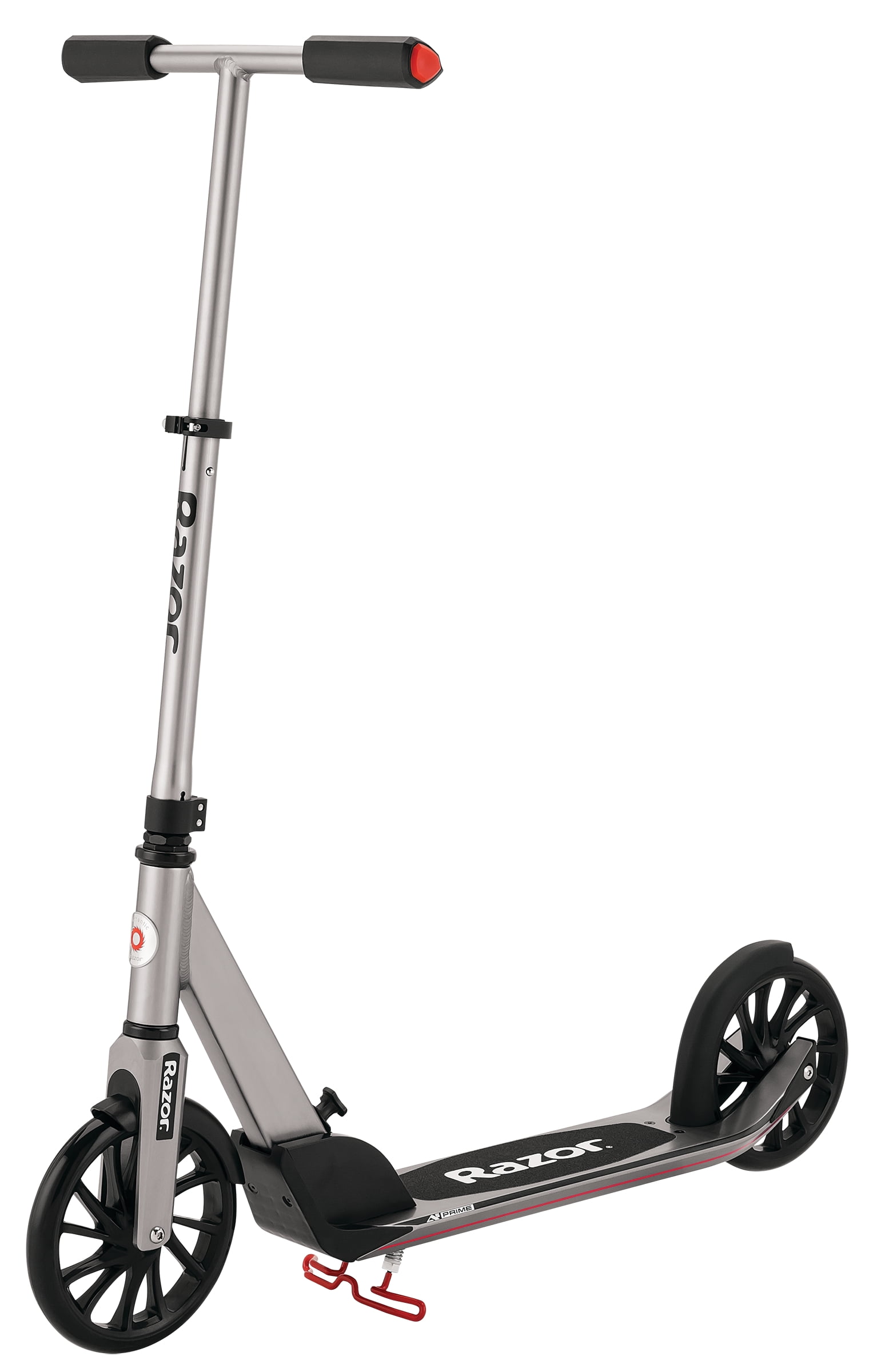 Razor A5 Prime Kick Scooter, 8" Spoked Urethane Wheels, Anodized Aluminum, Anti-Rattle Folding Scooter