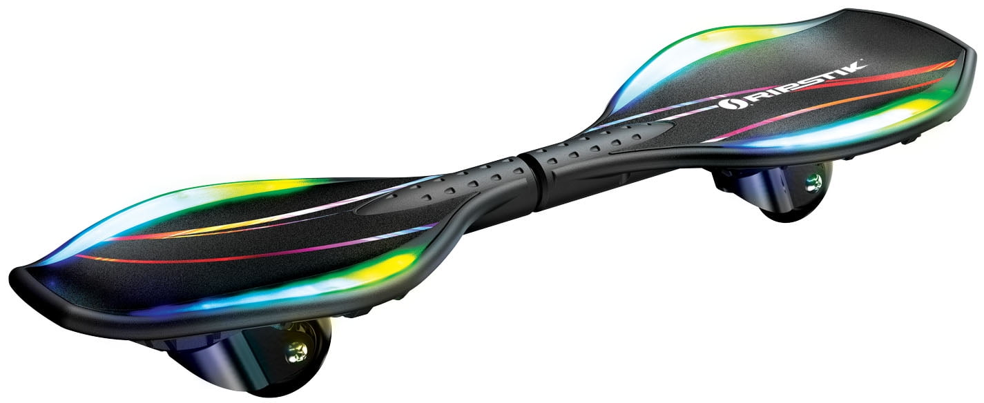 Razor Black Label Ripstik Ripster Light-up, Caster Skateboard with Multi-Color Lights, for Child 8+