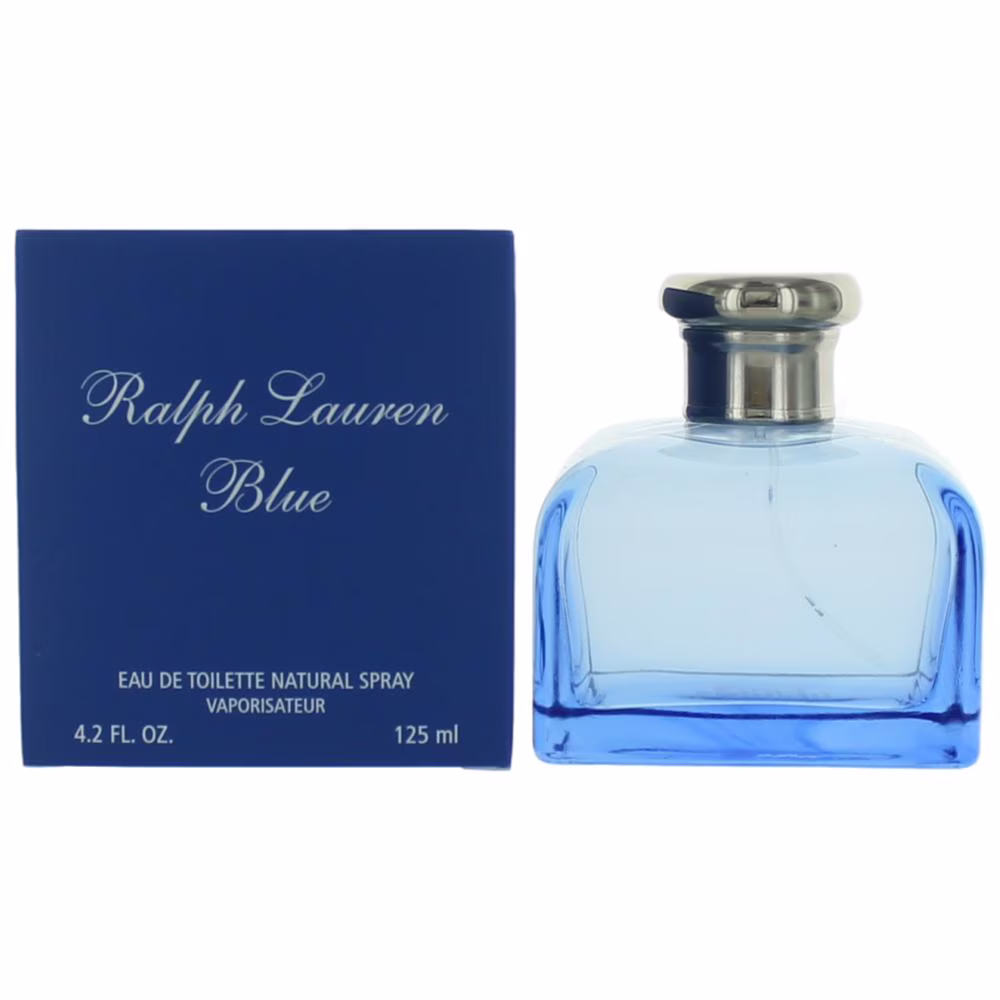 Ralph Lauren Blue Eau De Toilette Spray Perfume for Women 4.2 oz