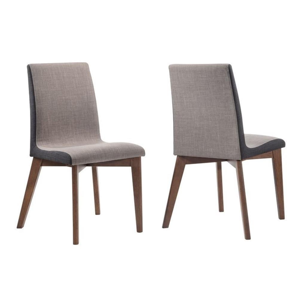 Redbridge Upholstered Dining Side Chair Walnut (Set of 2)