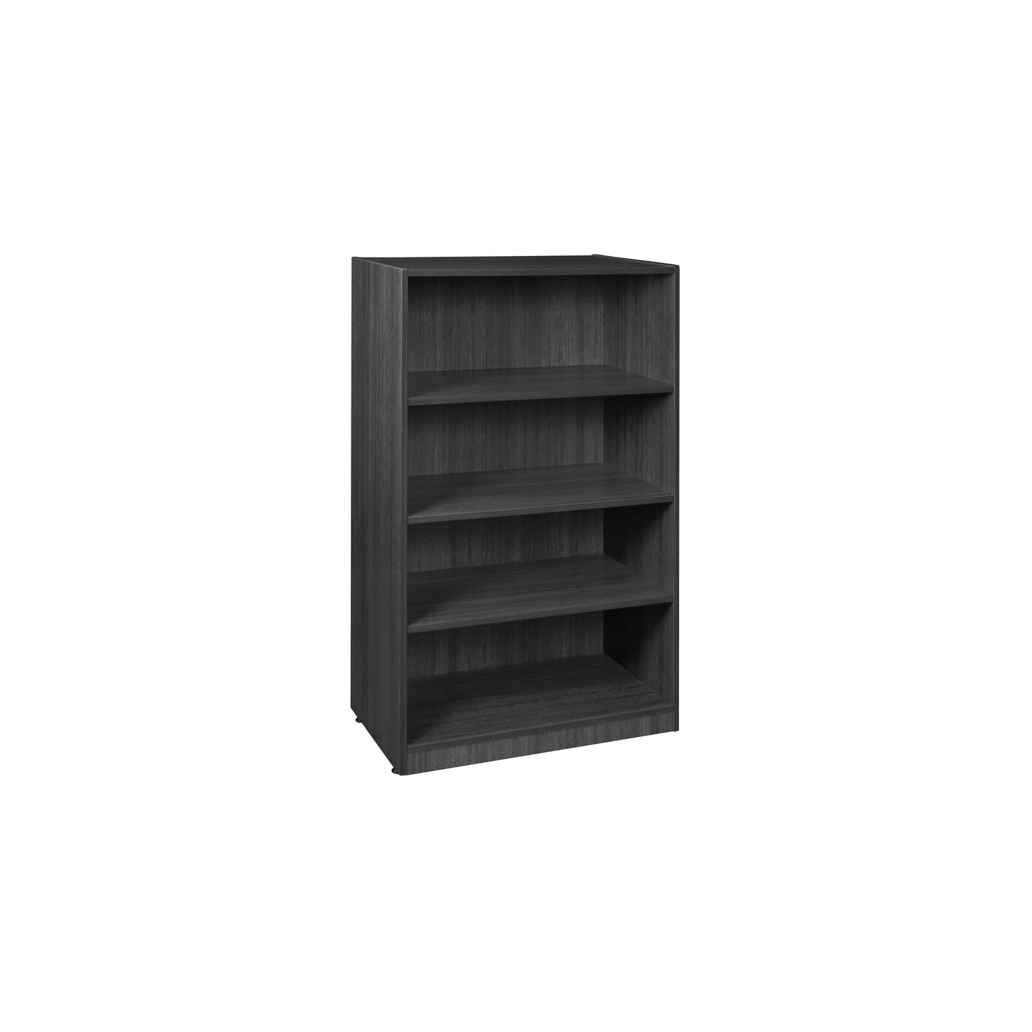 Legacy 47" High Wood Bookcase in Ash Grey