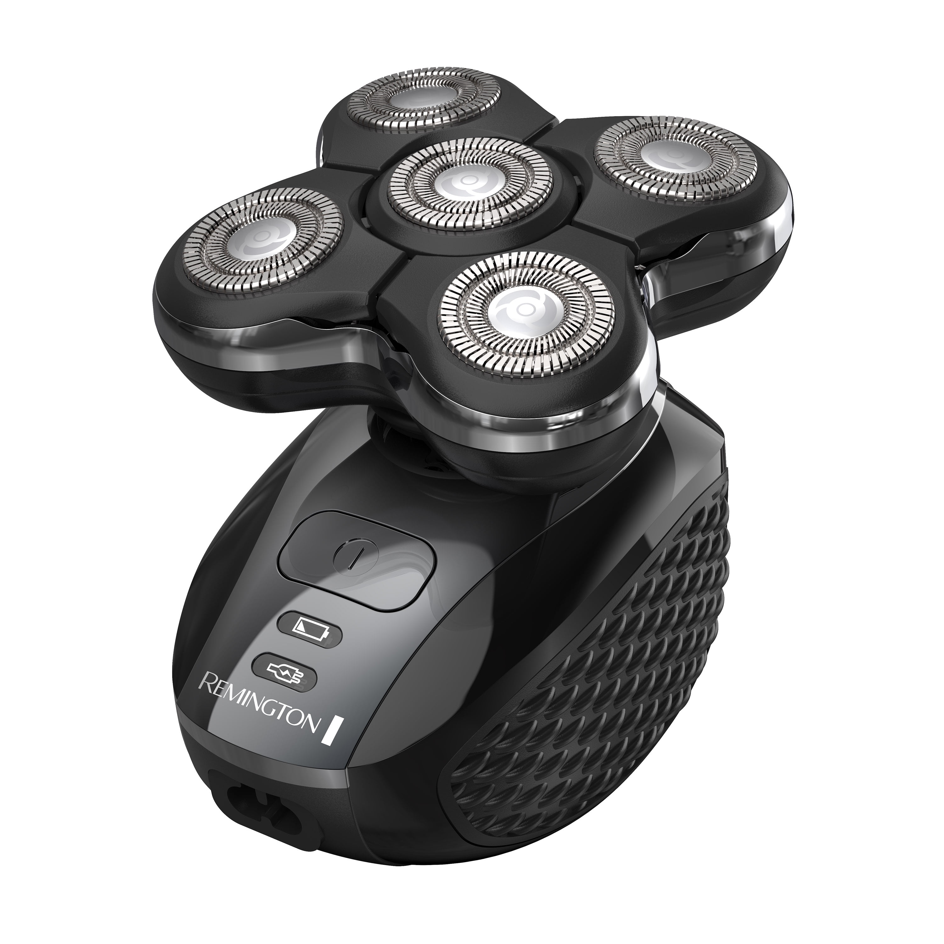 REMINGTON Balder Pro Cordless Rechargeable Waterproof Men's Head Electric Shaver, Black, XR7000