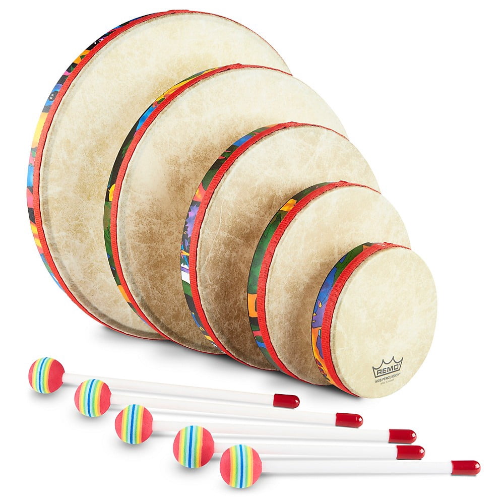 Remo Kids Hand Drum Set - 6/8/10/12/14