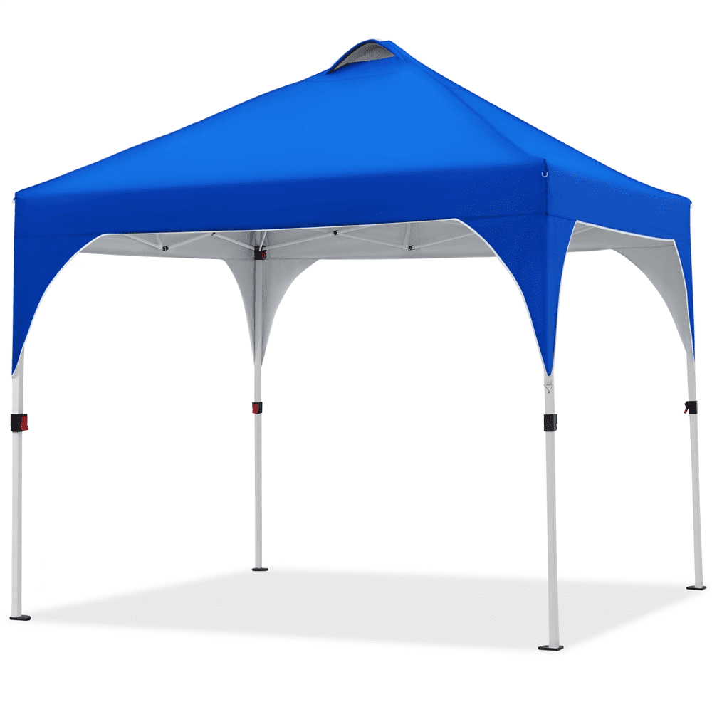 Renwick 10x10ft Outdoor Instant Pop-Up Canopy with 4 Sand Bags, Blue