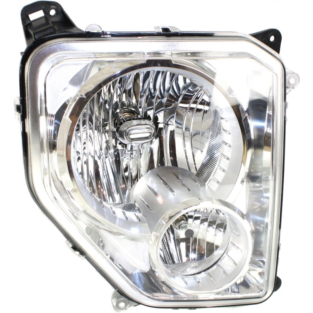 Replacement ARBJ100101 Headlight Compatible With 2008-2012 Jeep Liberty Right Passenger Halogen With bulb(s)