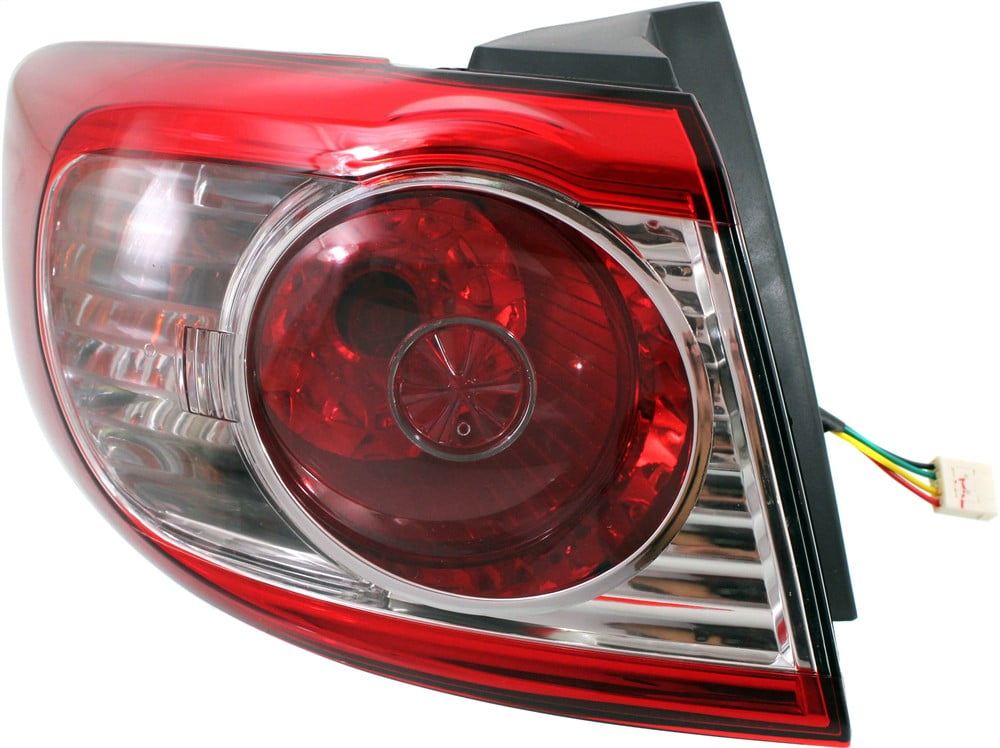 Replacement REPH730146 Tail Light Compatible with 2010-2012 Hyundai Santa Fe Left Driver Side, Outer With bulb(s)