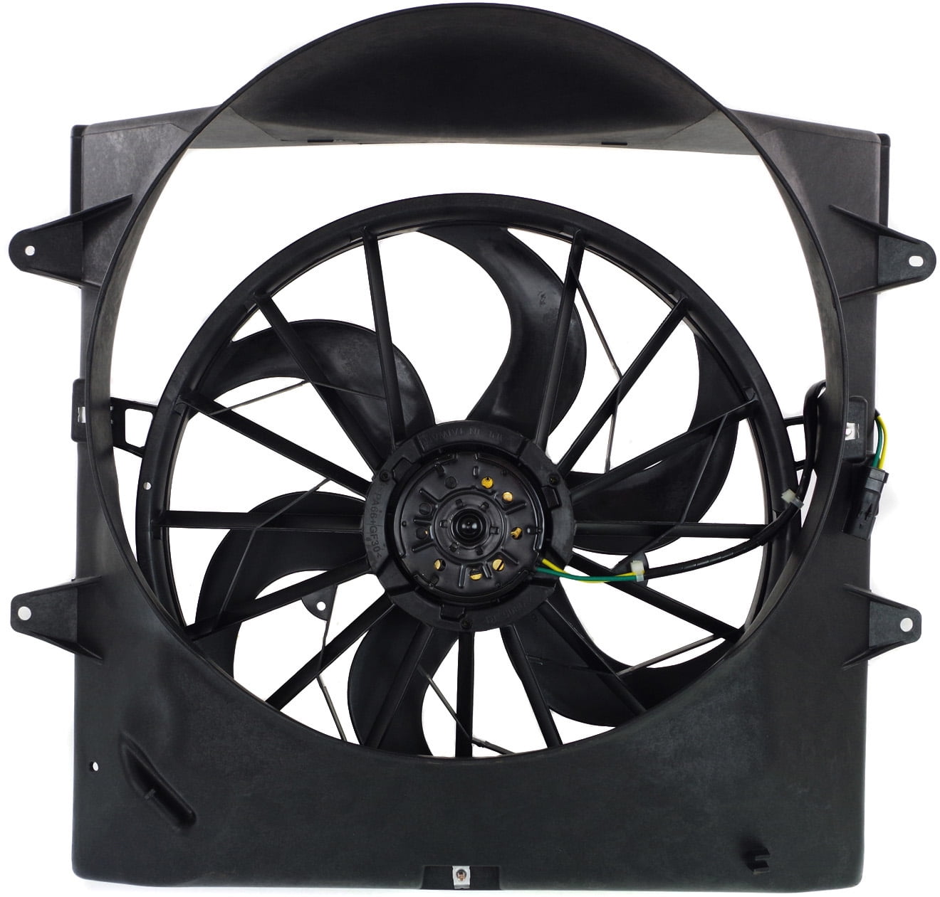 Replacement REPJ160907 Cooling Fan Assembly Compatible with 1999-2003 Jeep Grand Cherokee Radiator