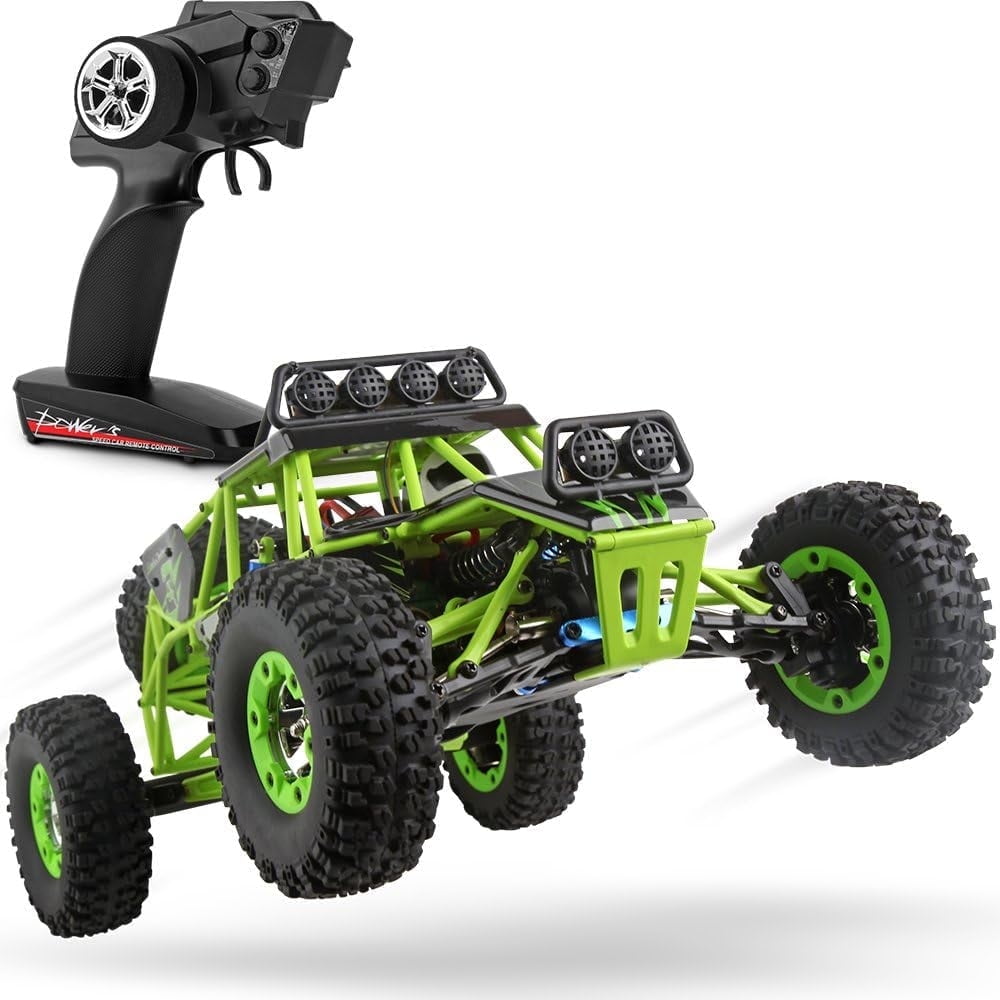 RC Cars RC Crawlers 1/12 Scale 2.4G 4WD High Speed Electric All Terrain Off-Road Rock Climbing wltoys Remote Control Car Buggy RTR for Kids and Adults