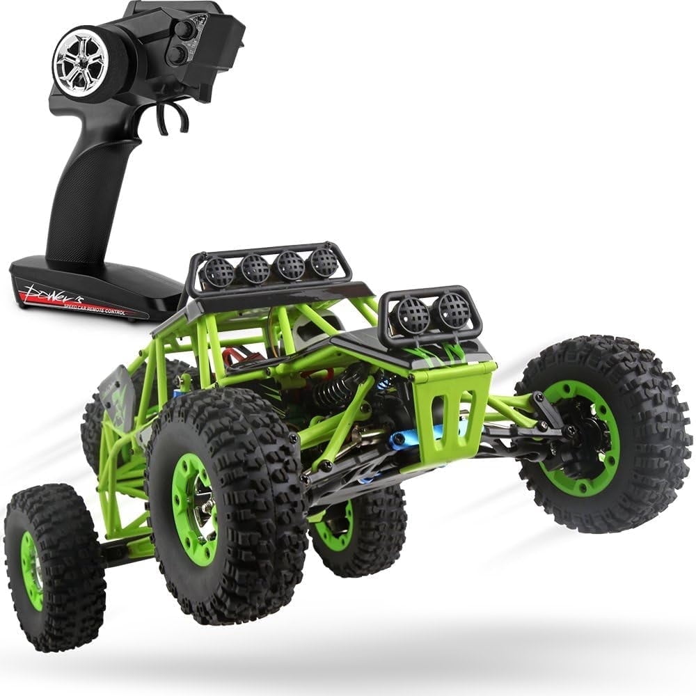 RC Cars Crawlers 1/12 Scale 2.4G 4WD High Speed Electric All Terrain Off-Road Rock Climbing wltoys Buggy RTR for Kids and Adults