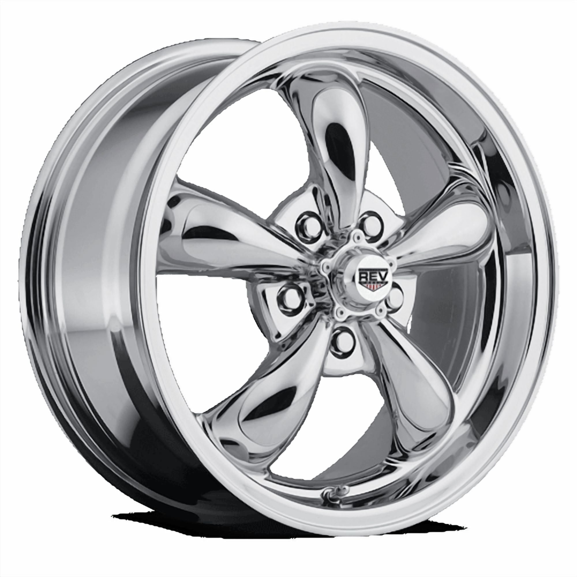 REV Wheels 100C-5706500 100 Series -15x7 - 4 bs -5x4.5/5x114.3 - Chrome