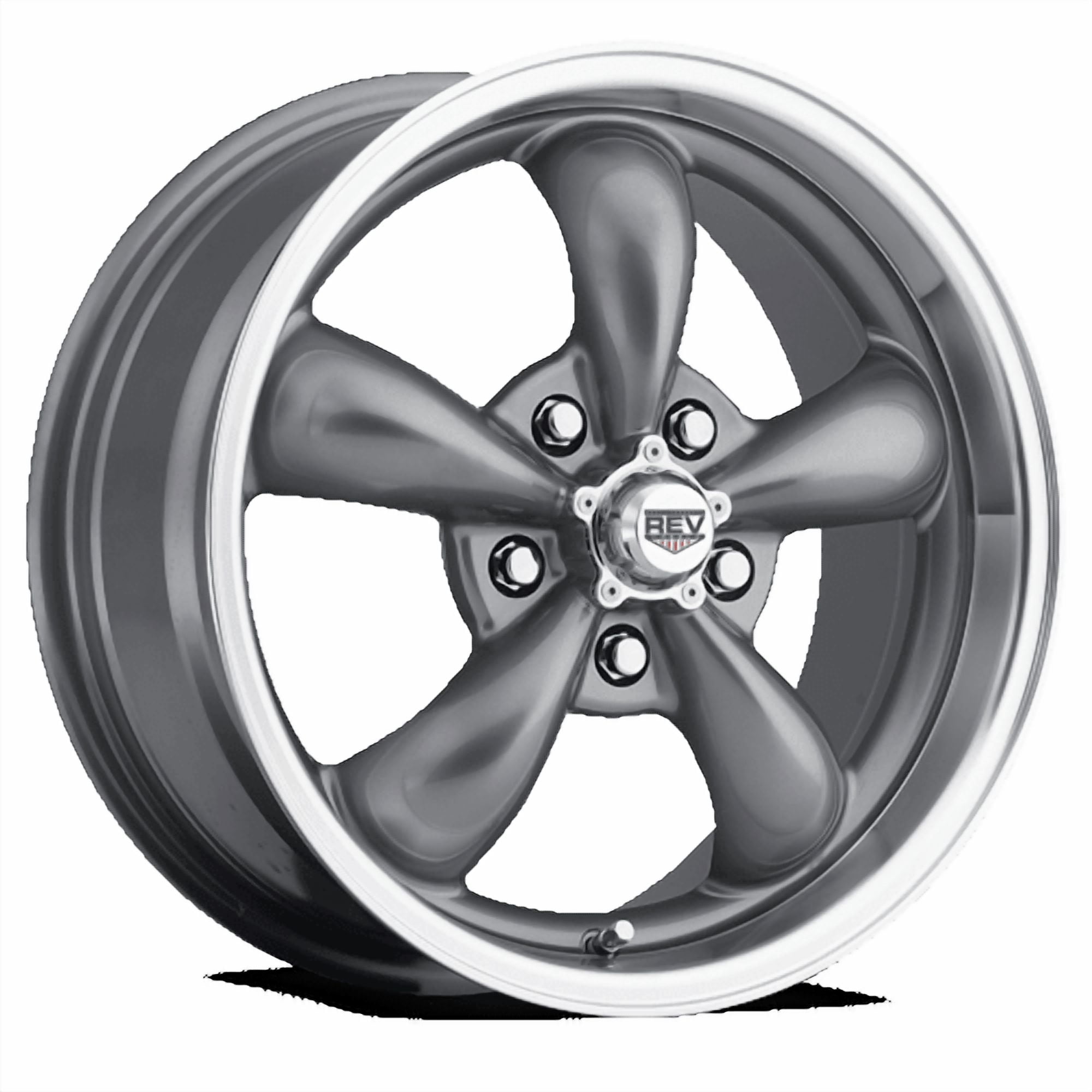 REV Wheels 100S-7806500 100 Series -17x8 - 4.5 bs -5x4.5/5x114.3 - Gray