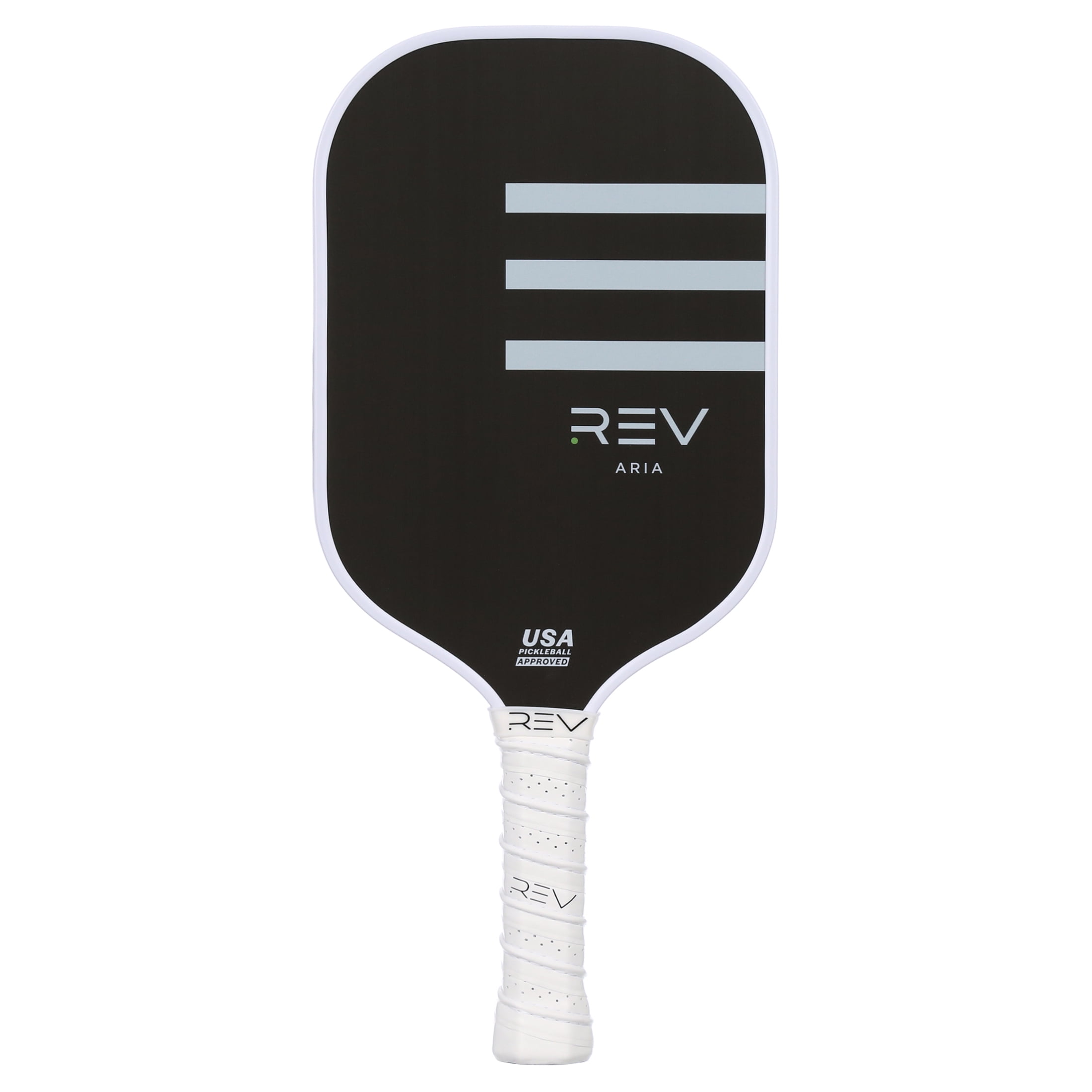 REV Aria Pickleball Paddle, Raw T700 Carbon Fiber Face, Polypropylene Honeycomb Core, 8oz