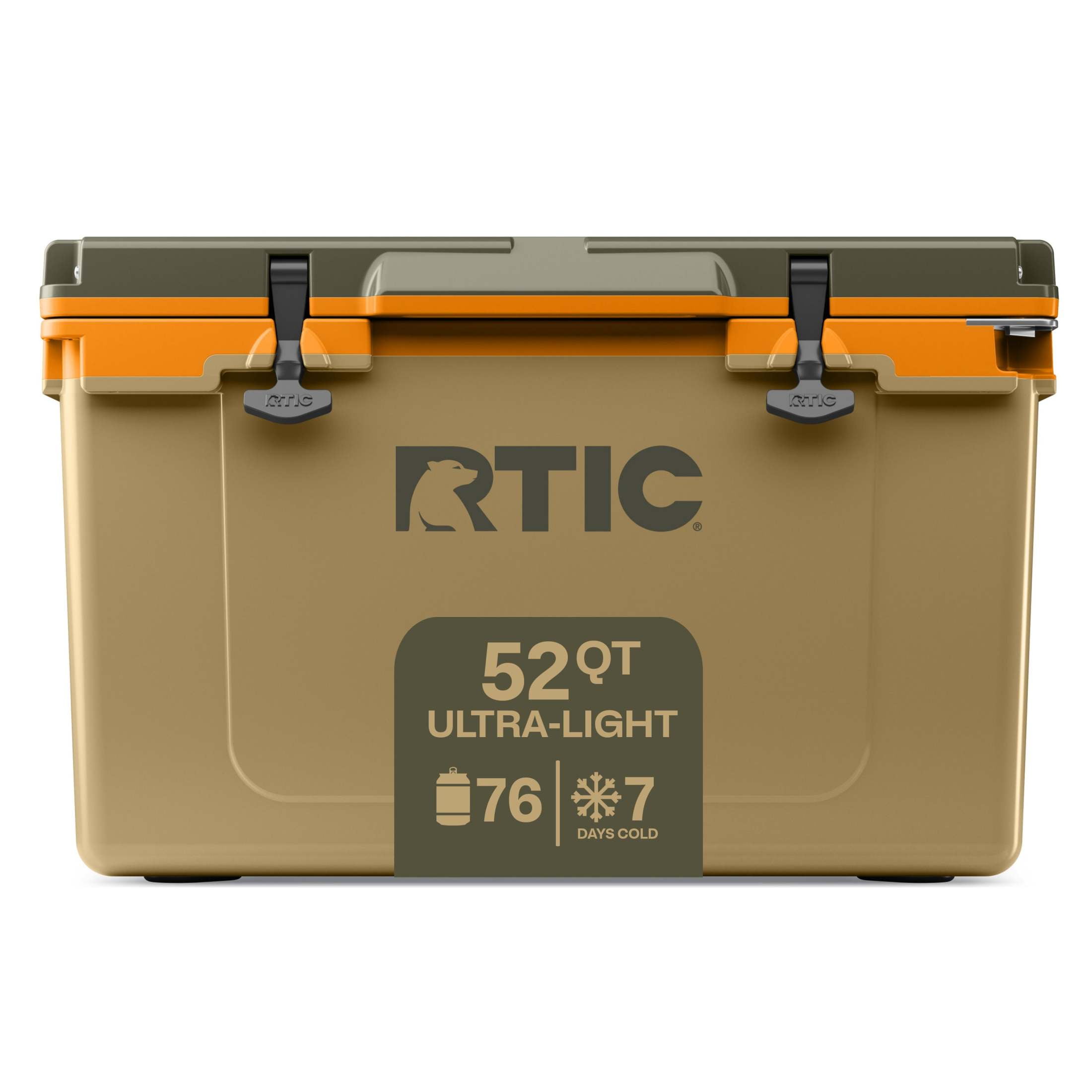 RTIC 52 QT Ultra-Light Hard-Sided Ice Chest Cooler, Fits 76 Cans, Trailblazer