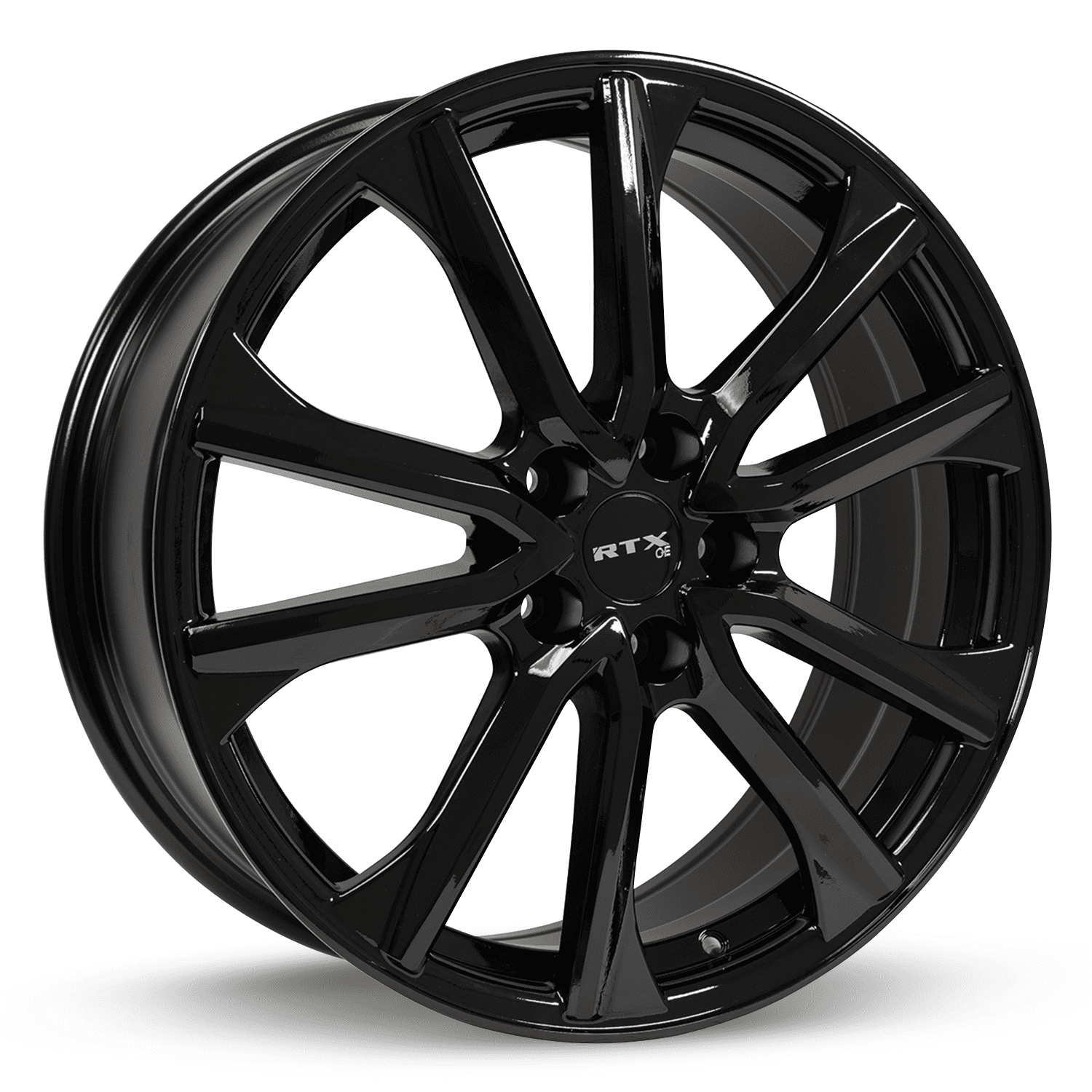 RTX Arai 18x7.5 5x114.3 ET45 CB67.1 Gloss Black Wheel