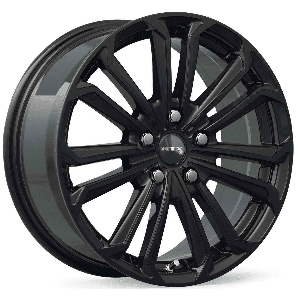 RTX Aura 15x6.5 5x100 ET38 CB54.1 Gloss Black Wheel