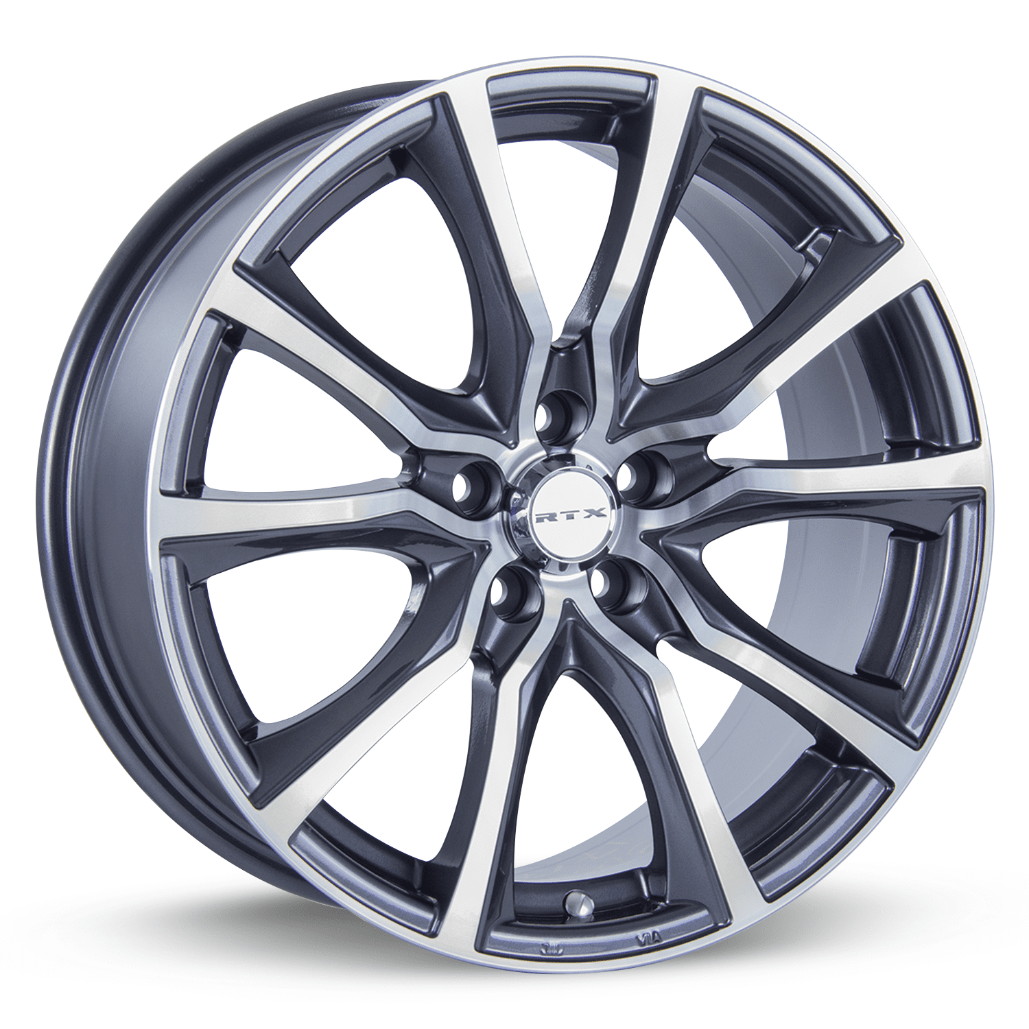 RTX Contour 16x7 5x114.3 ET40 CB73.1 Gunmetal Machined Wheel