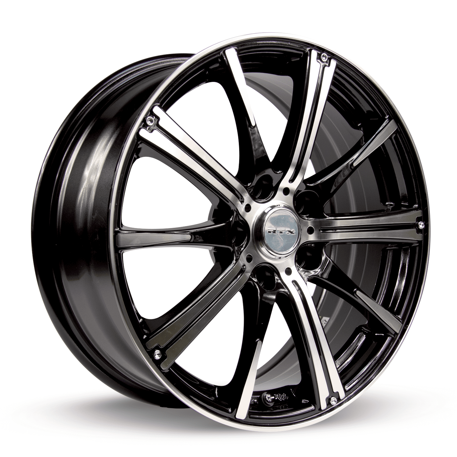 RTX Spark 14x5.5 4x100 ET38 CB73.1 Black Machined Wheel