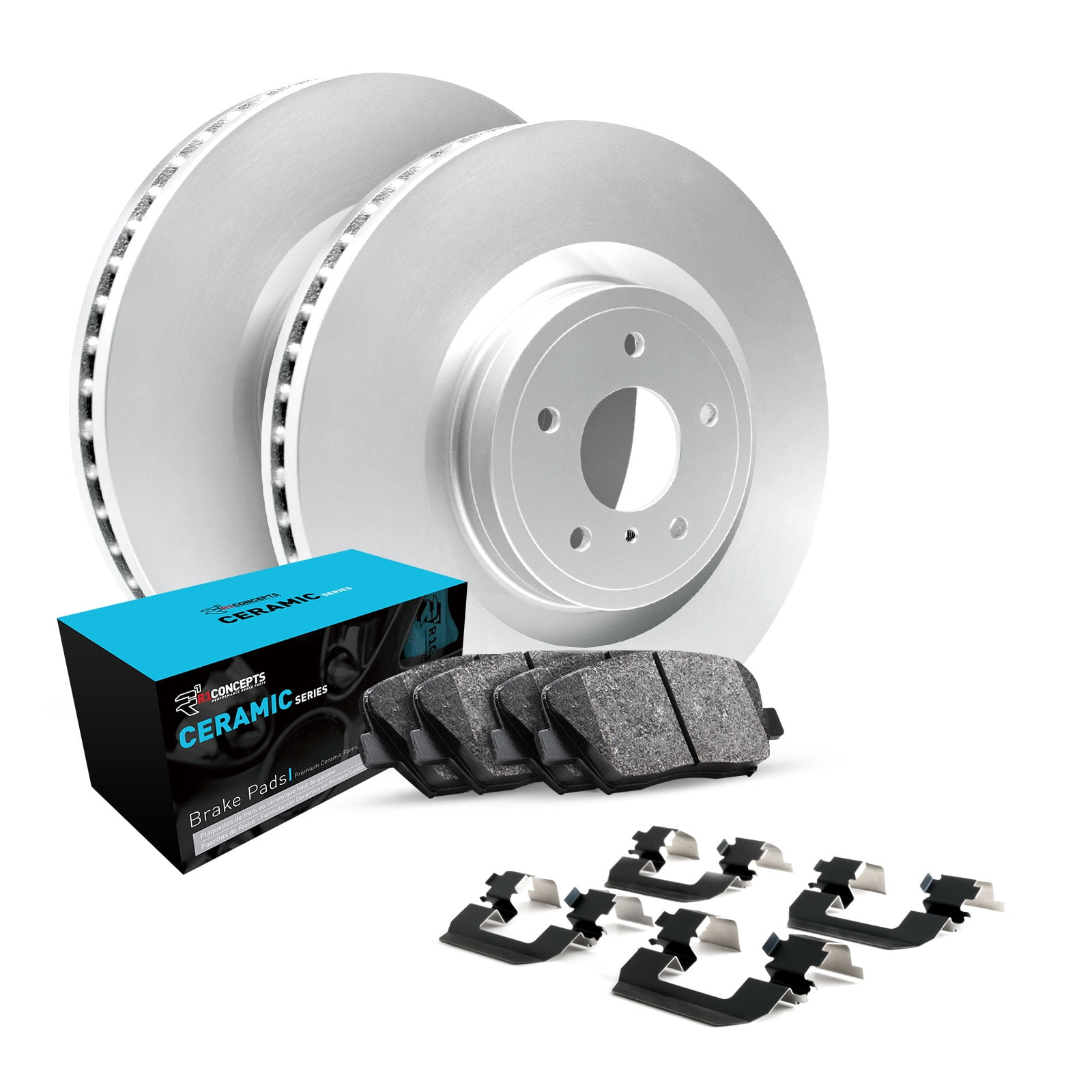 R1 Concepts Wdwh1 67034 R1 Concepts Brake Rotor Carbon Coated With Ceramic Pads Fits select: 2002-2018 NISSAN ALTIMA, 2019-2020 NISSAN ALTIMA S