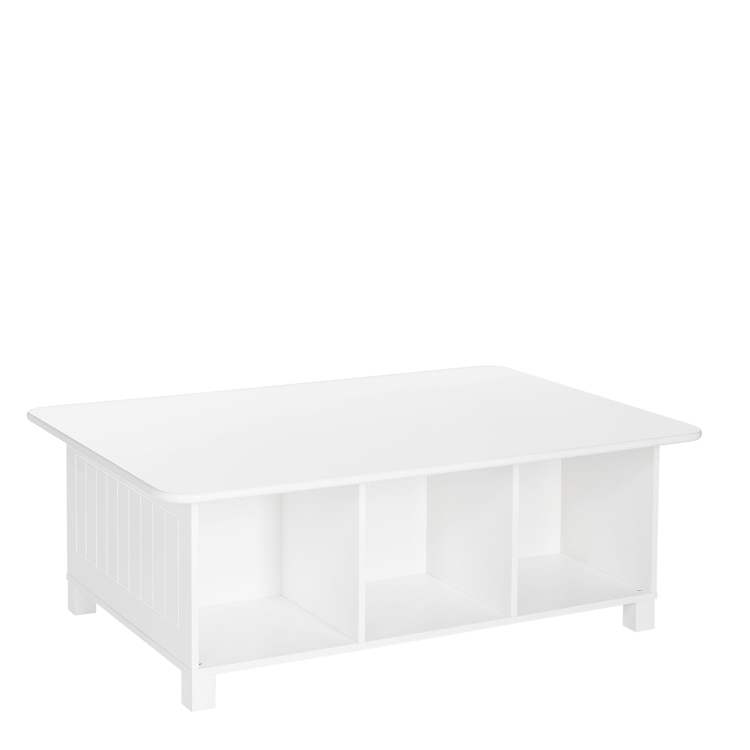 RiverRidge Kids Desk, Activity and Play Table with 6 Storage Cubbies - White