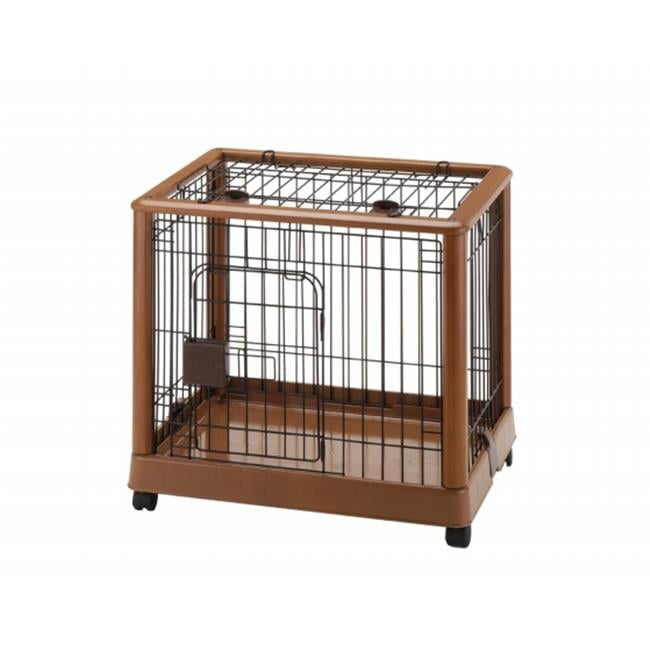 Richell Mobile Dog Playpen, Autumn Matte, Small, 25.20"L x 18.10"W x 22.40"H