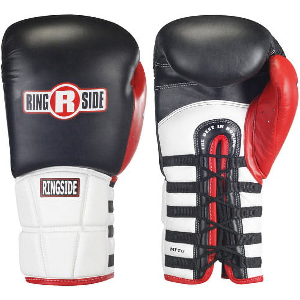 Ringside Pro Style IMF Tech™ Training Gloves 14 oz Black / White / Red