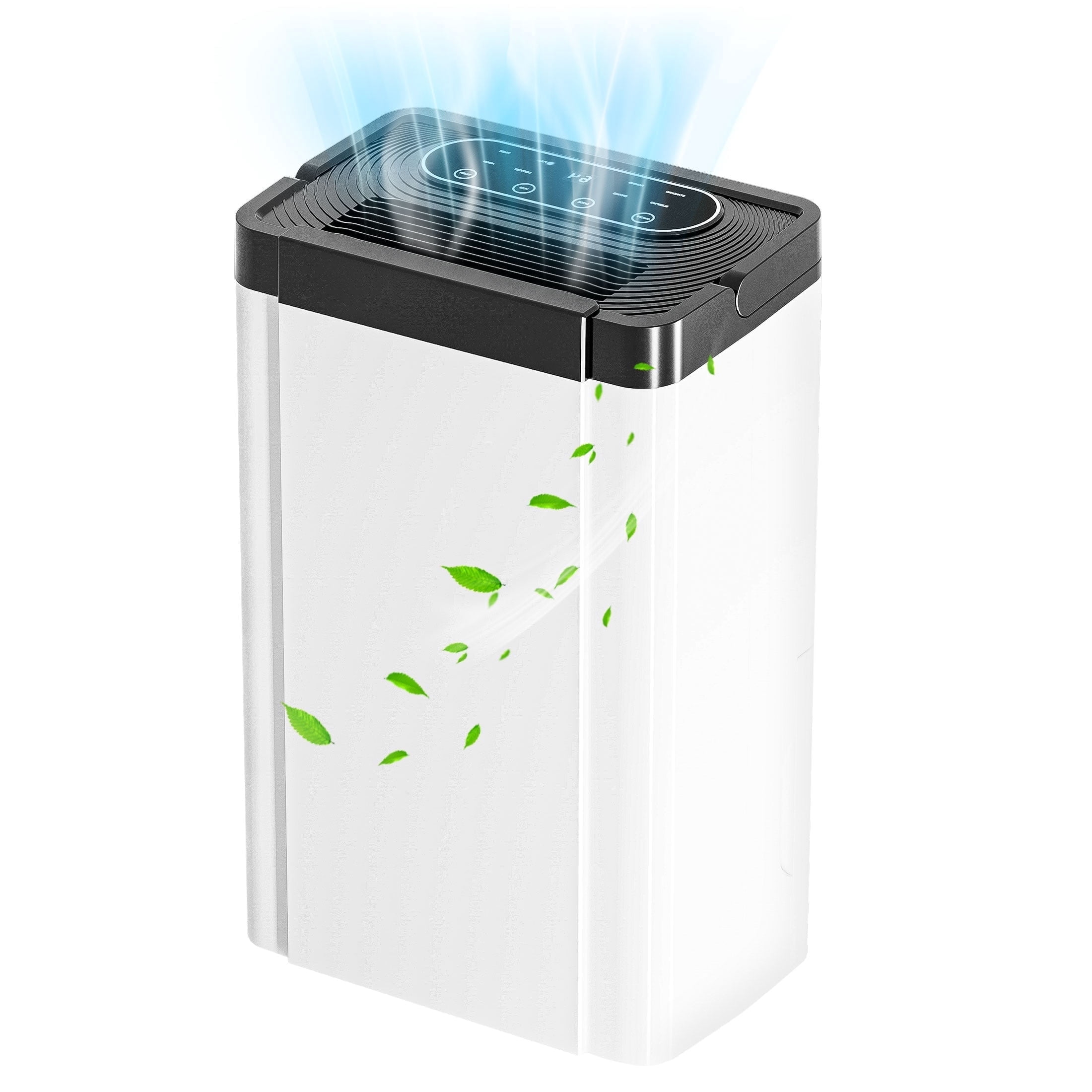 Rocyis 19 Pint (DOE) for 4500 sq. ft. Dehumidifier for Home, Humidity with Auto Shut off, Auto Drain or Manual Drainage, 0.8 gal Water Tank Capacity for Basements, Bedroom (MAX 80Pint at 95°F, 90%RH)