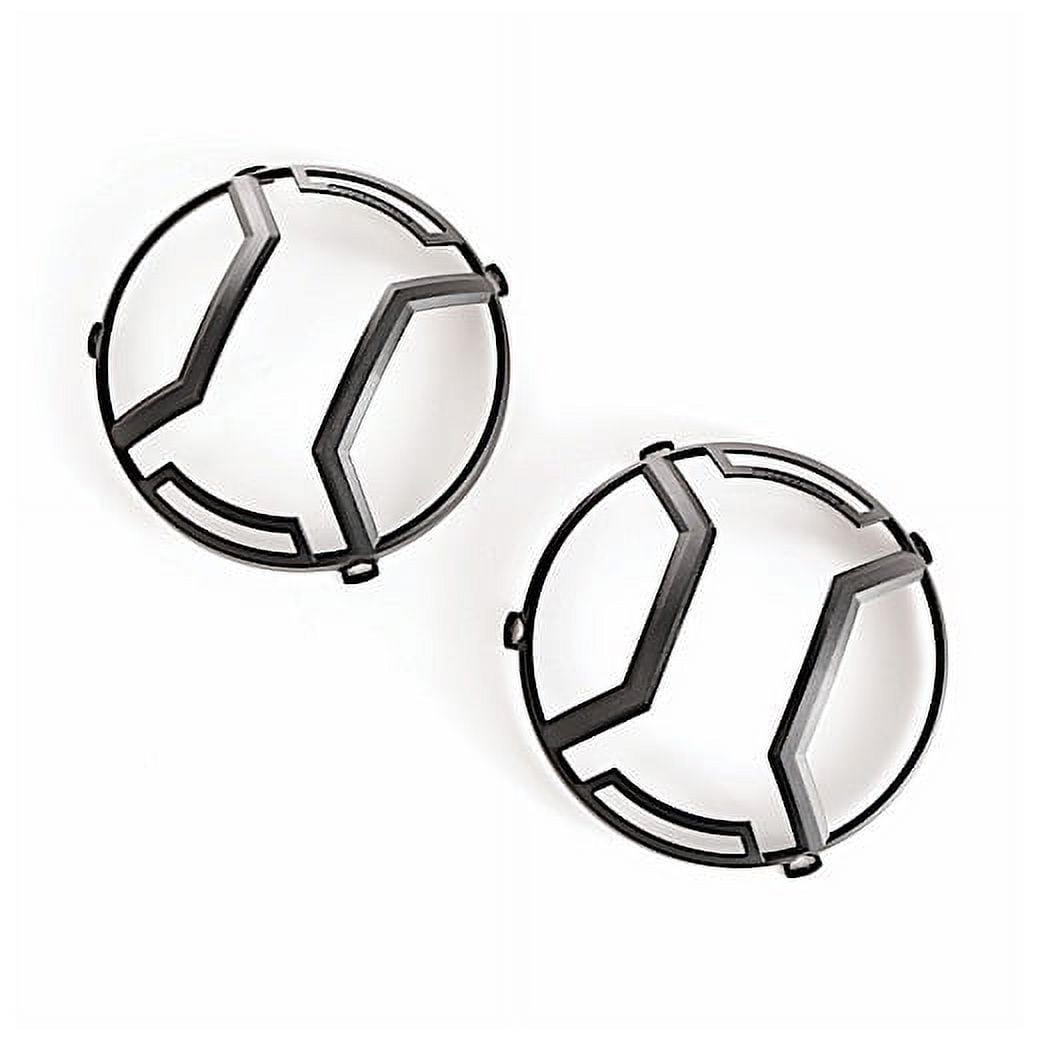 Rugged Ridge by RealTruck Headlight Elite Euro Guards for Jeep JK/JKU | Textured Black, Aluminum | 11230.12 | Compatible with 2007-2018 Jeep Wrangler JK/JKU