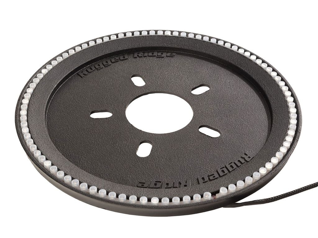 Rugged Ridge by RealTruck Third Brake Light Ring for Wrangler JL/JLU | LED-Illuminated, Waterproof Connectors | 11585.06 | Compatible with 2018-2024 Jeep JL/JLU