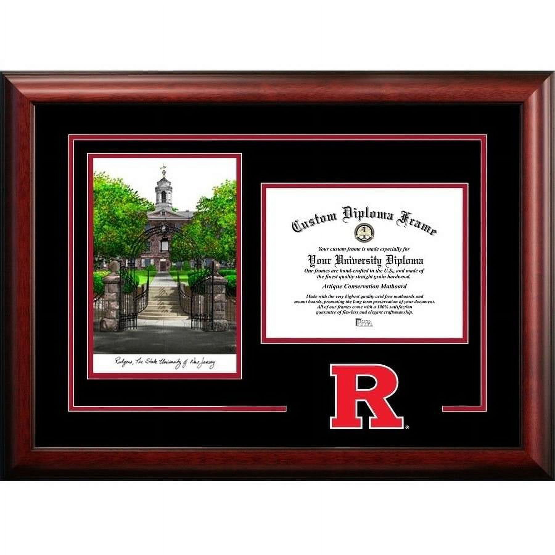 Rutgers Scarlet Knights 8.5" x 11" Spirit Graduate Frame Diploma Frame