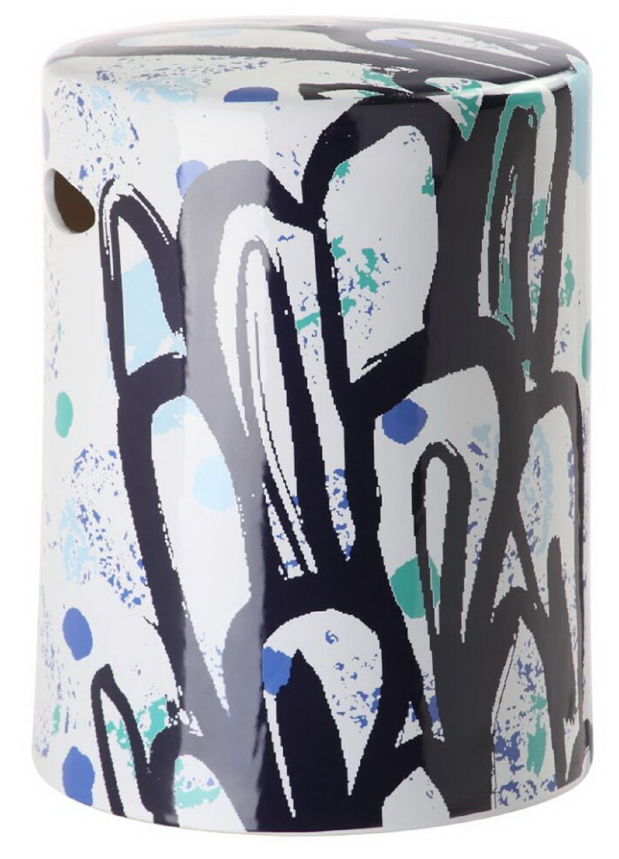 Safavieh Alair Abstract Indoor/Outdoor Garden Patio Stool, Multi