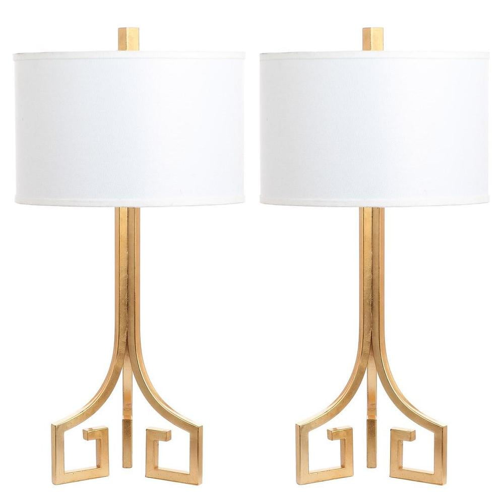 Safavieh Arabelle Hardback 27.5 in. H Metallic Table Lamp, Set of 2