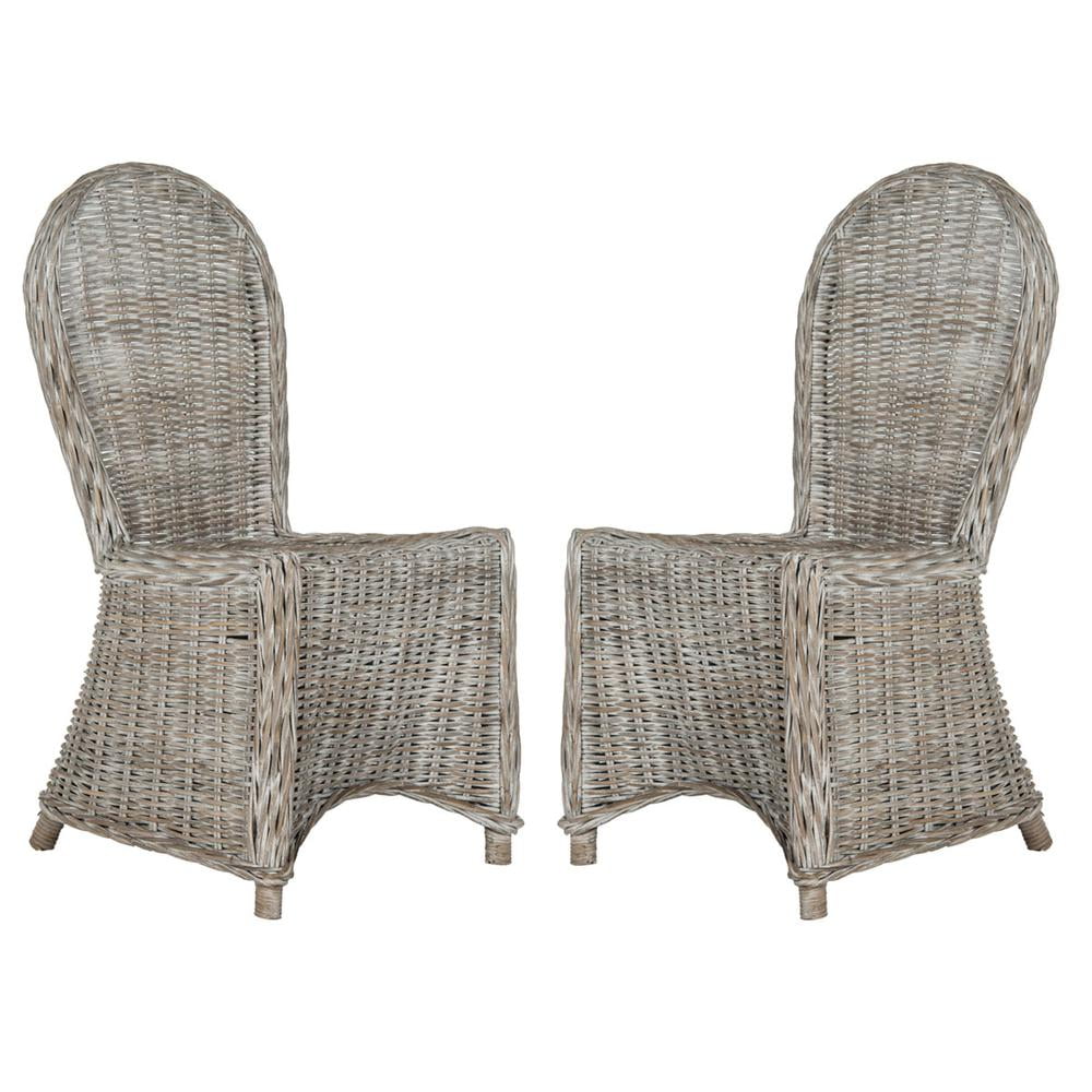 Safavieh IDOLA 19''H WICKER DINING CHAIR