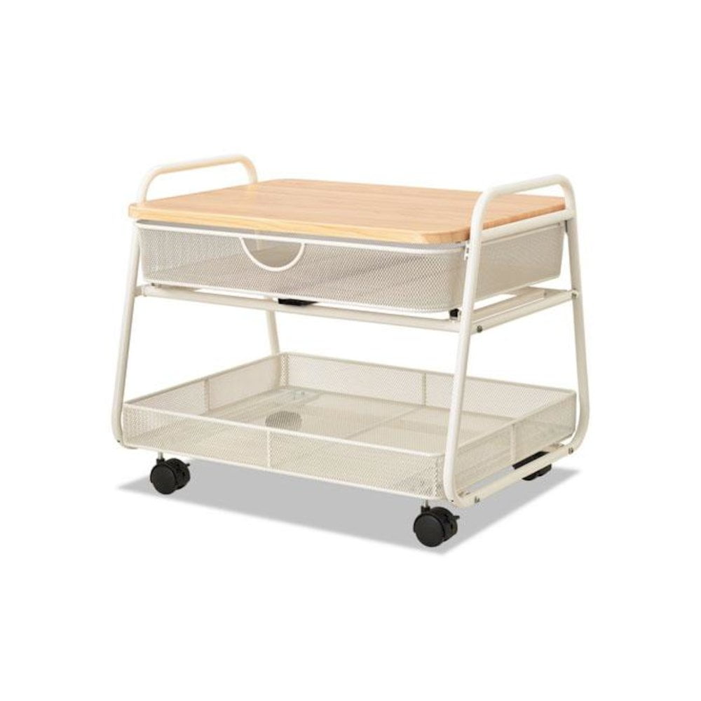 Safco Products Onyx Under Desk Machine White Stand 5208