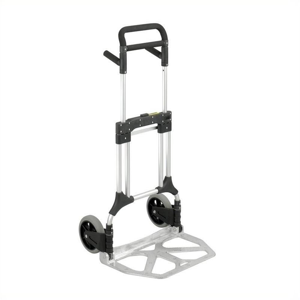 Stow-Away Heavy-Duty Hand Truck 500 lb Capacity, 23 x 24 x 50, Aluminum