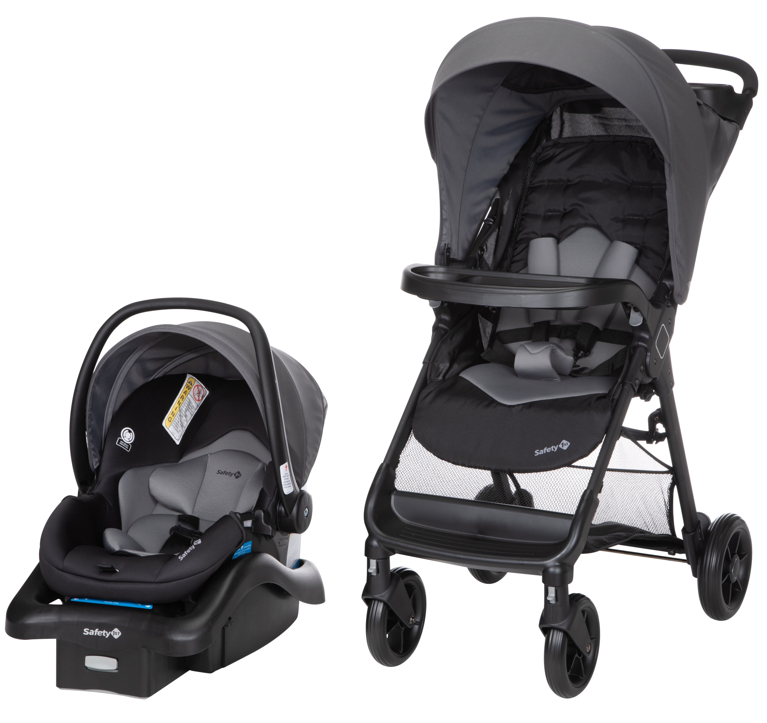 Safety 1st Smooth Ride Travel System Stroller and Infant Car Seat, Monument, Toddler, Unisex