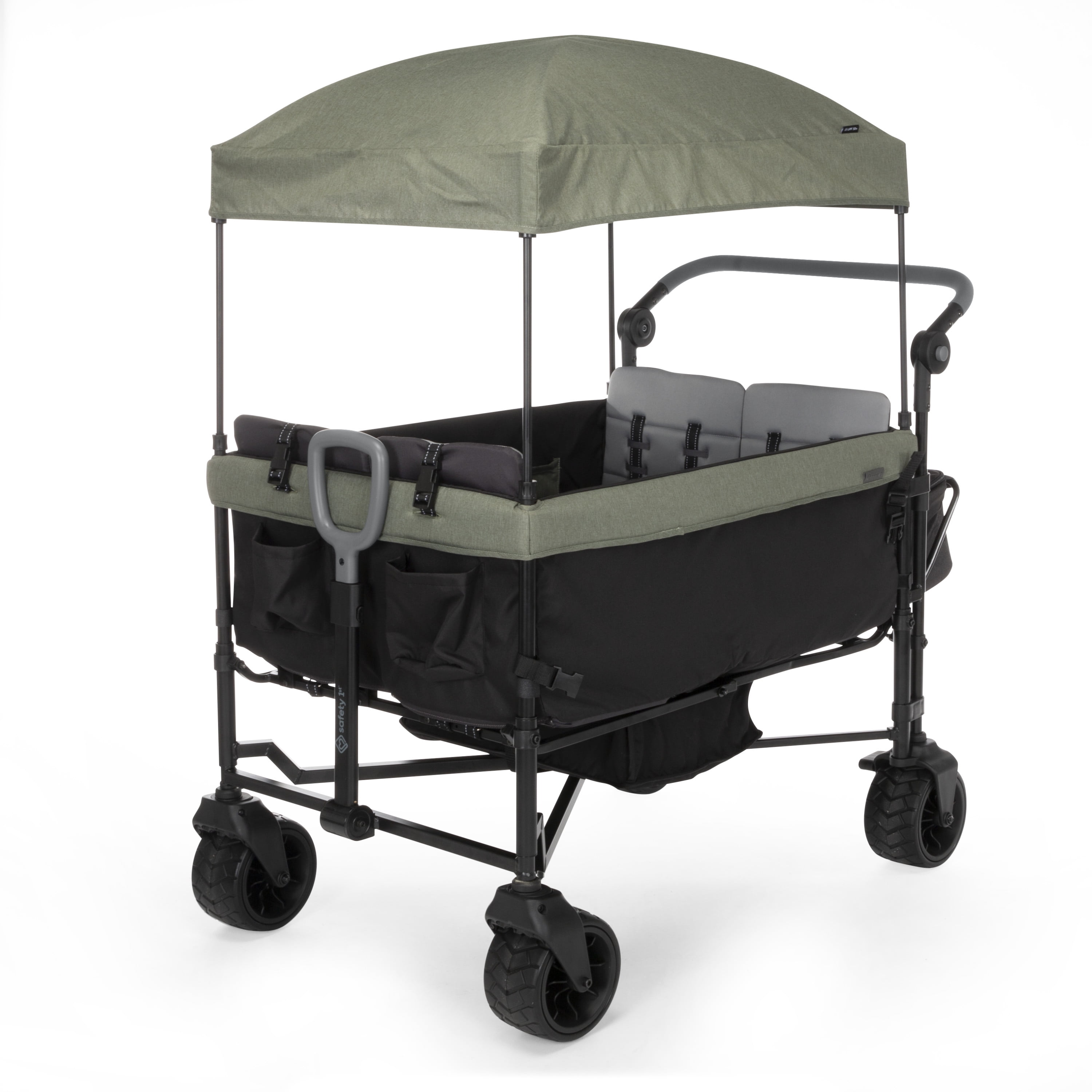 Safety 1st Summit Sprint Quad Wagon Stroller, Olive Haze, Toddler, Unisex
