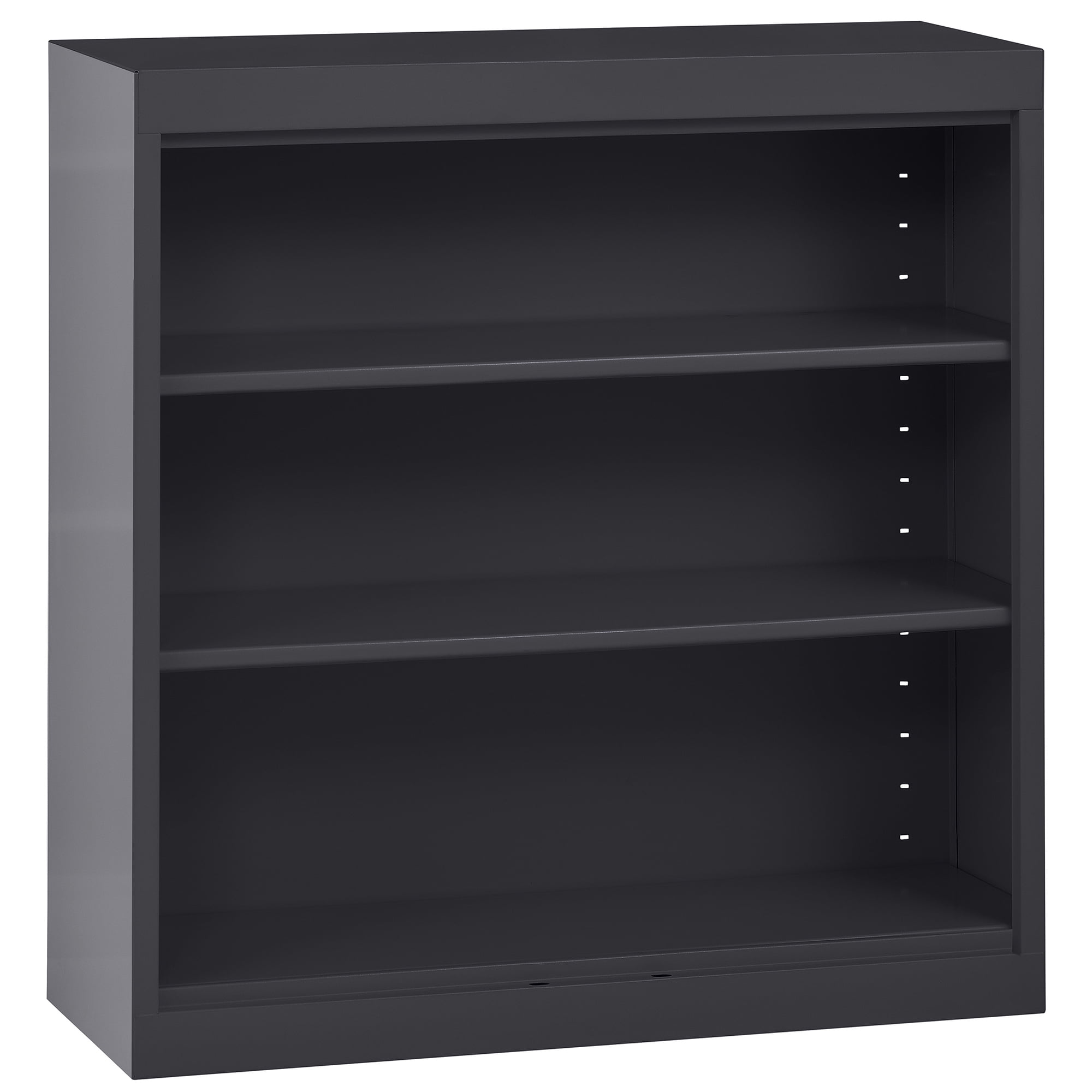 Sandusky Welded Steel Freestanding Bookcase Storage Cabinet, Black