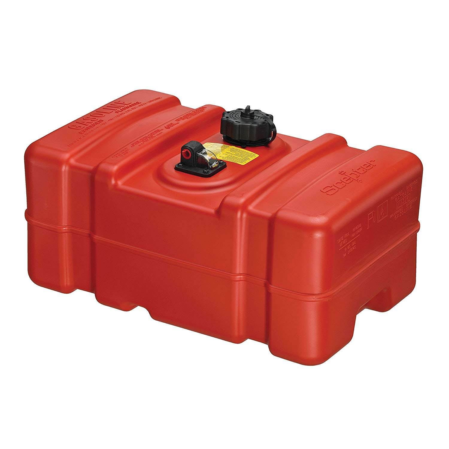 Scepter 9 Gallon Rectangular Portable Marine & Boat Fuel Container