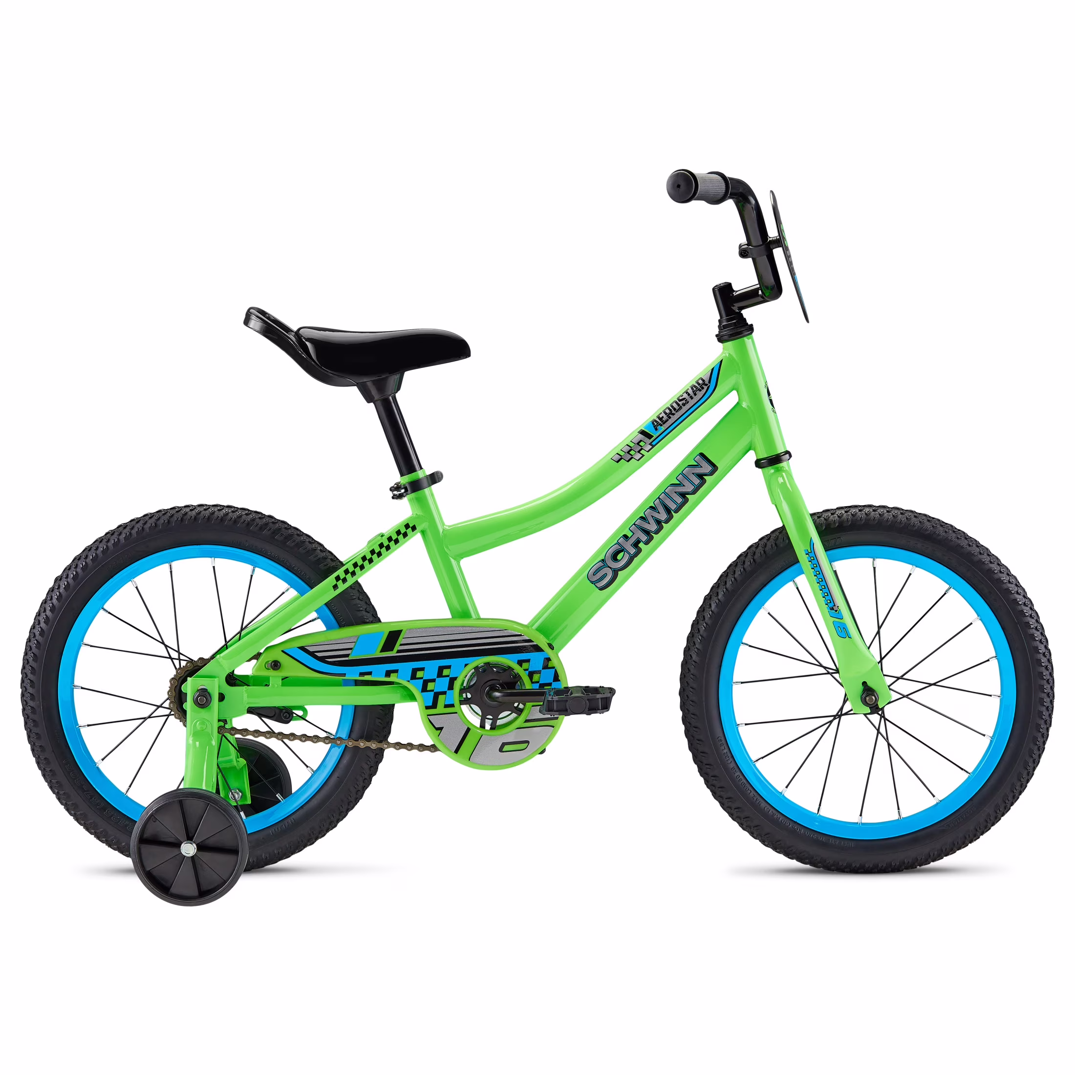 Schwinn Aerostar 16-in. Children's Bike, Ages 3-7 Years, Green Bicycle