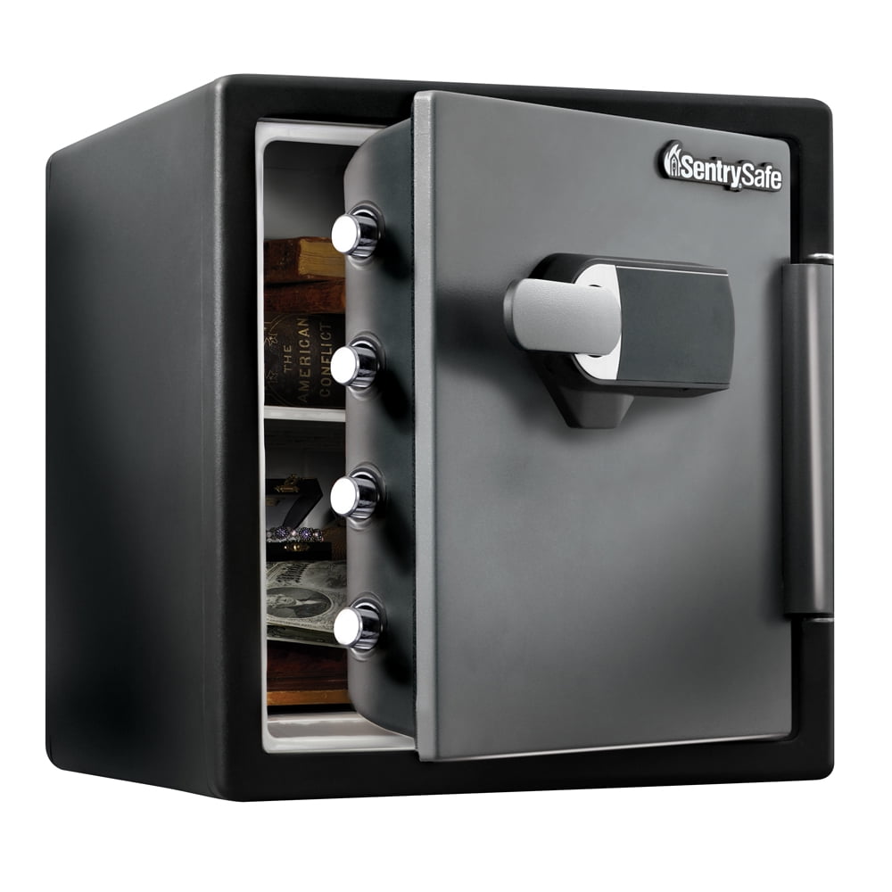 SentrySafe 1.23 cu. ft. Fire and Water-Resistant Safe with Digital Lock and Alarm