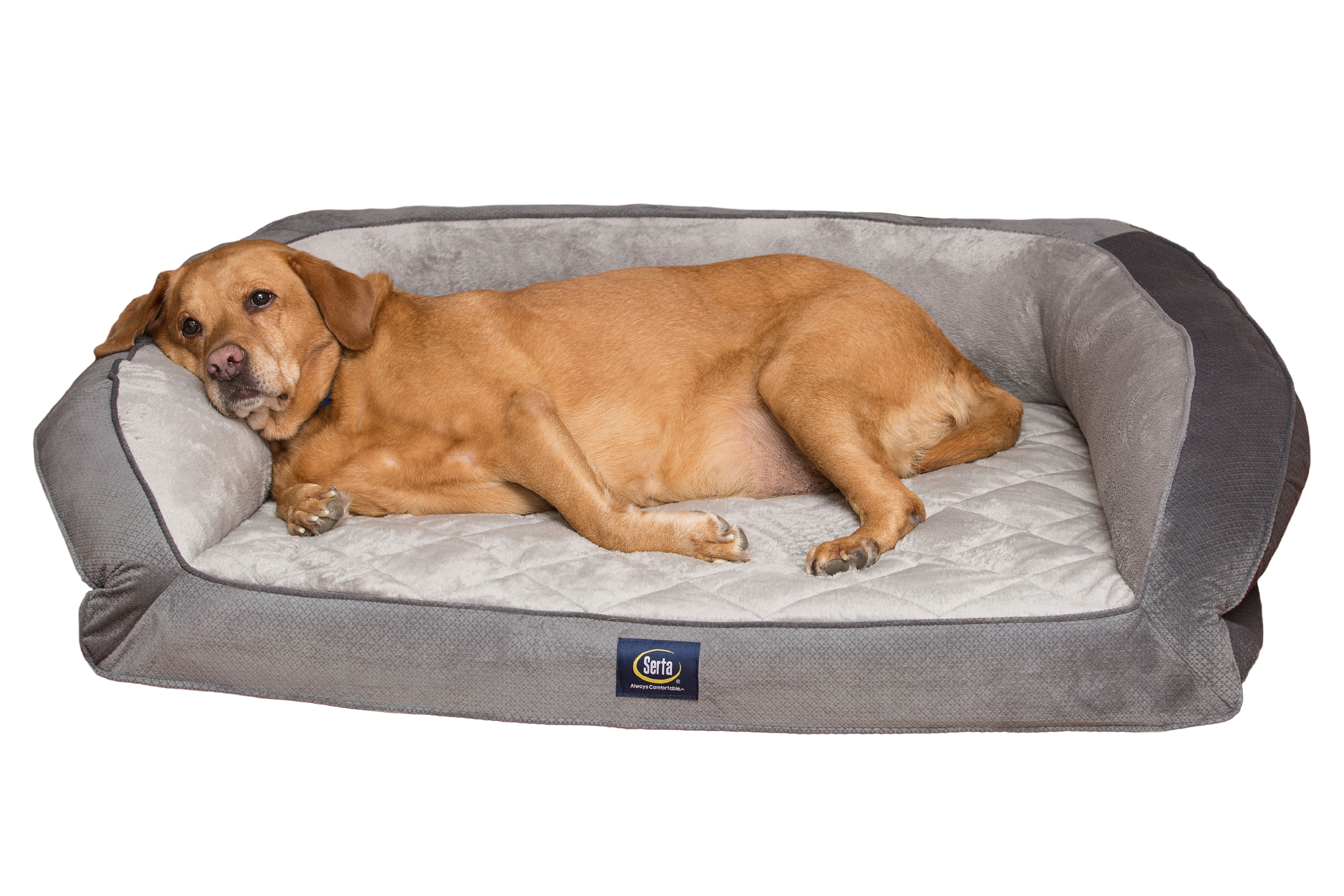 Serta, Extra Large, Quilted Gel Memory Foam Ortho Couch Pet Bed