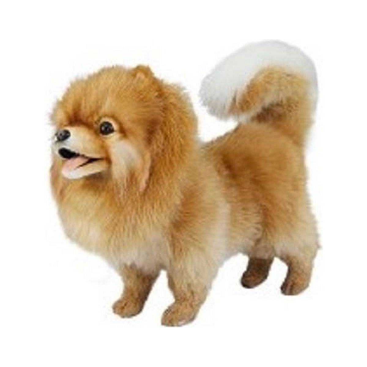 Set of 2 Handcrafted Pomeranian Stuffed Animals 14"