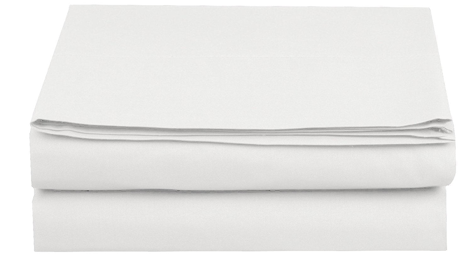Set of 6 1500 TC Fitted Sheet, Full Size, White