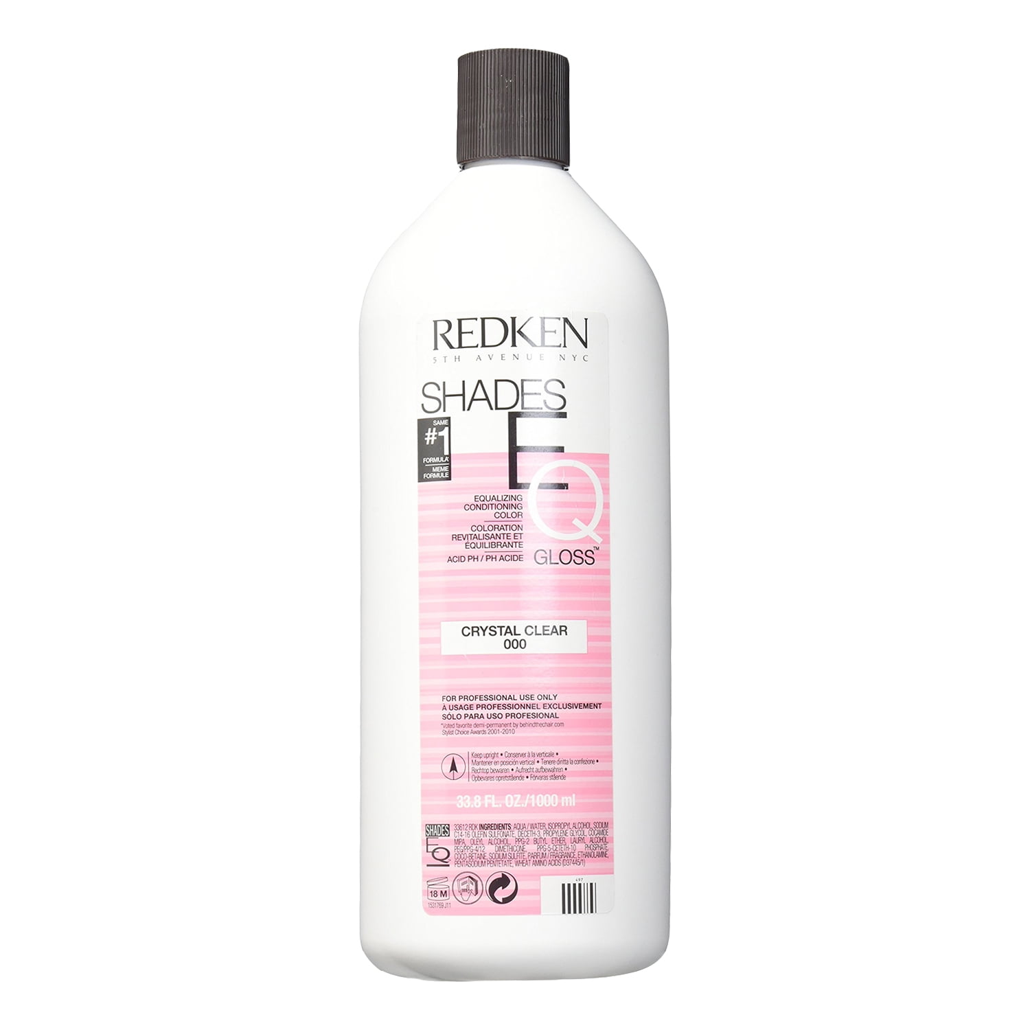 Shades Eq Color Gloss 000 - Crystal Clear By Redken - 33.8 Oz Hair Color