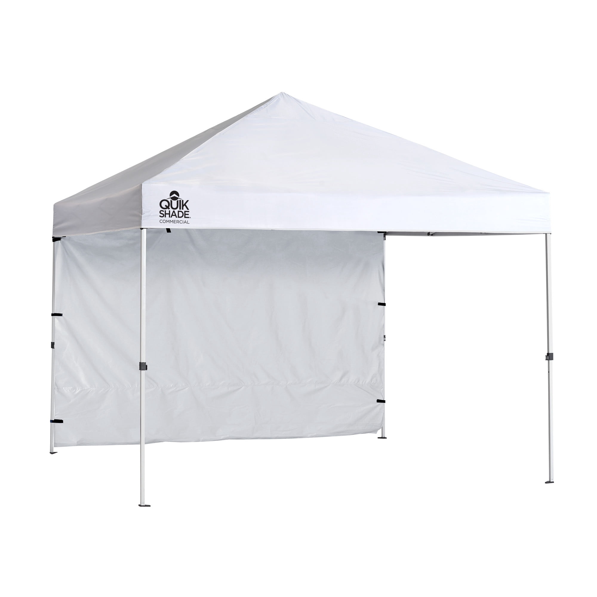 Quik Shade Commercial 10 x 10 x 1 ft White C100 Straight Leg Canopy