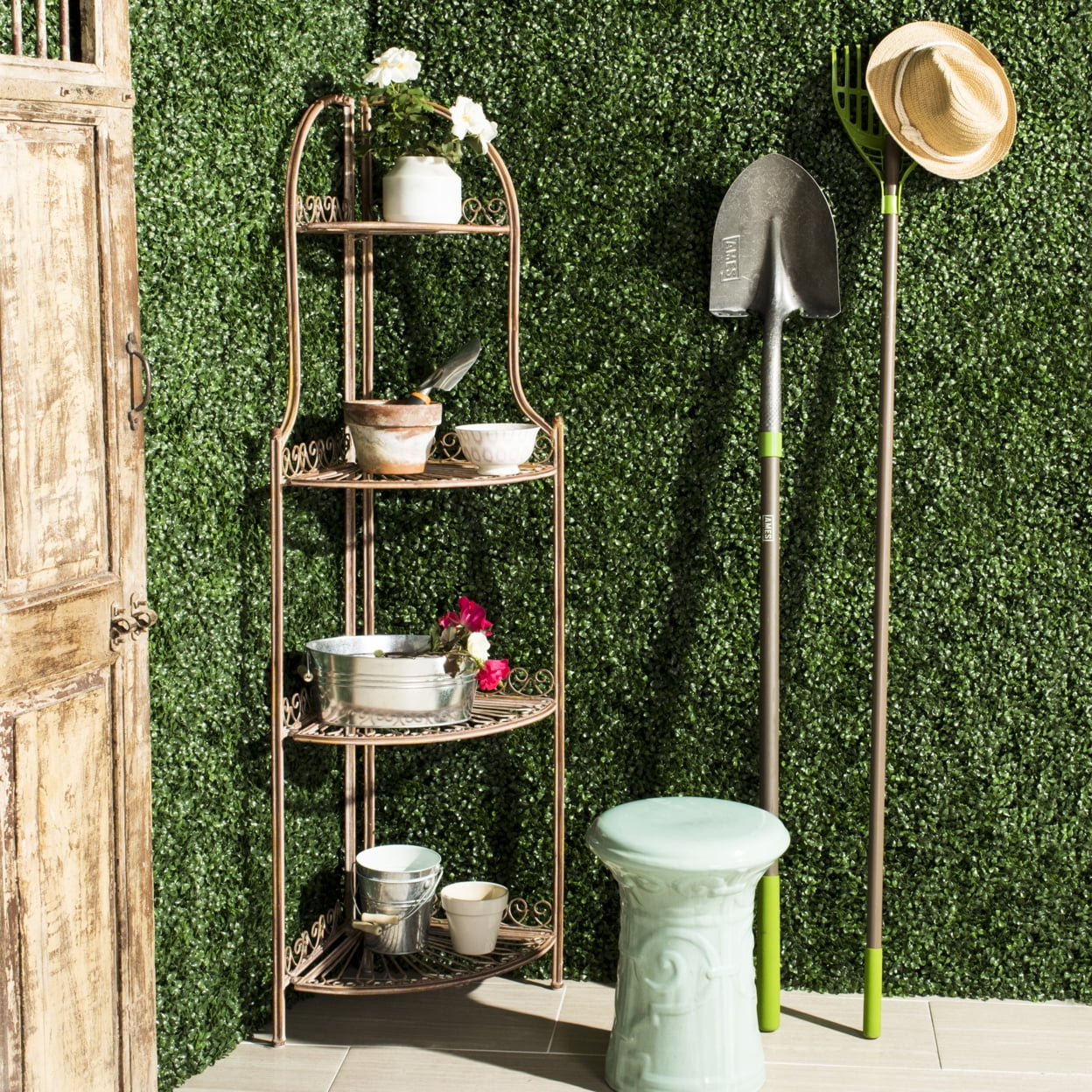 Safavieh Abarrane Indoor/Outdoor Bakers Rack