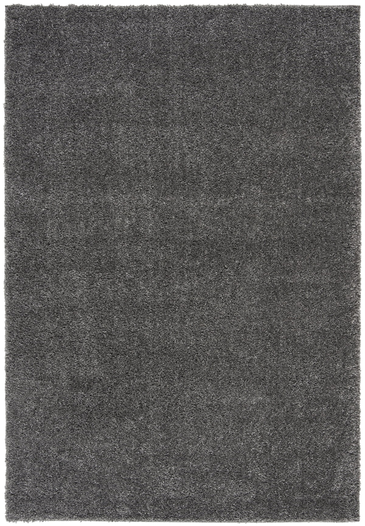 SAFAVIEH August Carlene Solid Plush Shag Area Rug, Grey, 12' x 15'